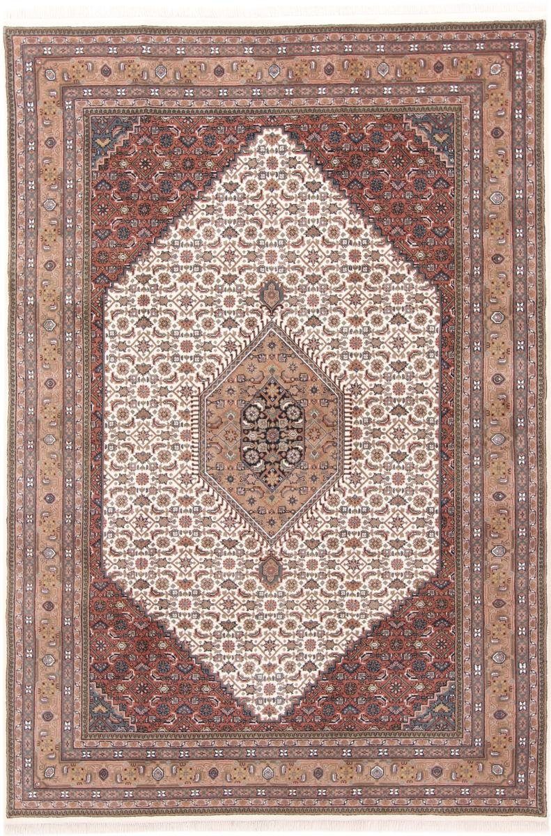 Orientteppich Indo Bidjar Herati 200x294 Handgeknüpfter Orientteppich, Nain Trading, rechteckig, Höhe: 15 mm