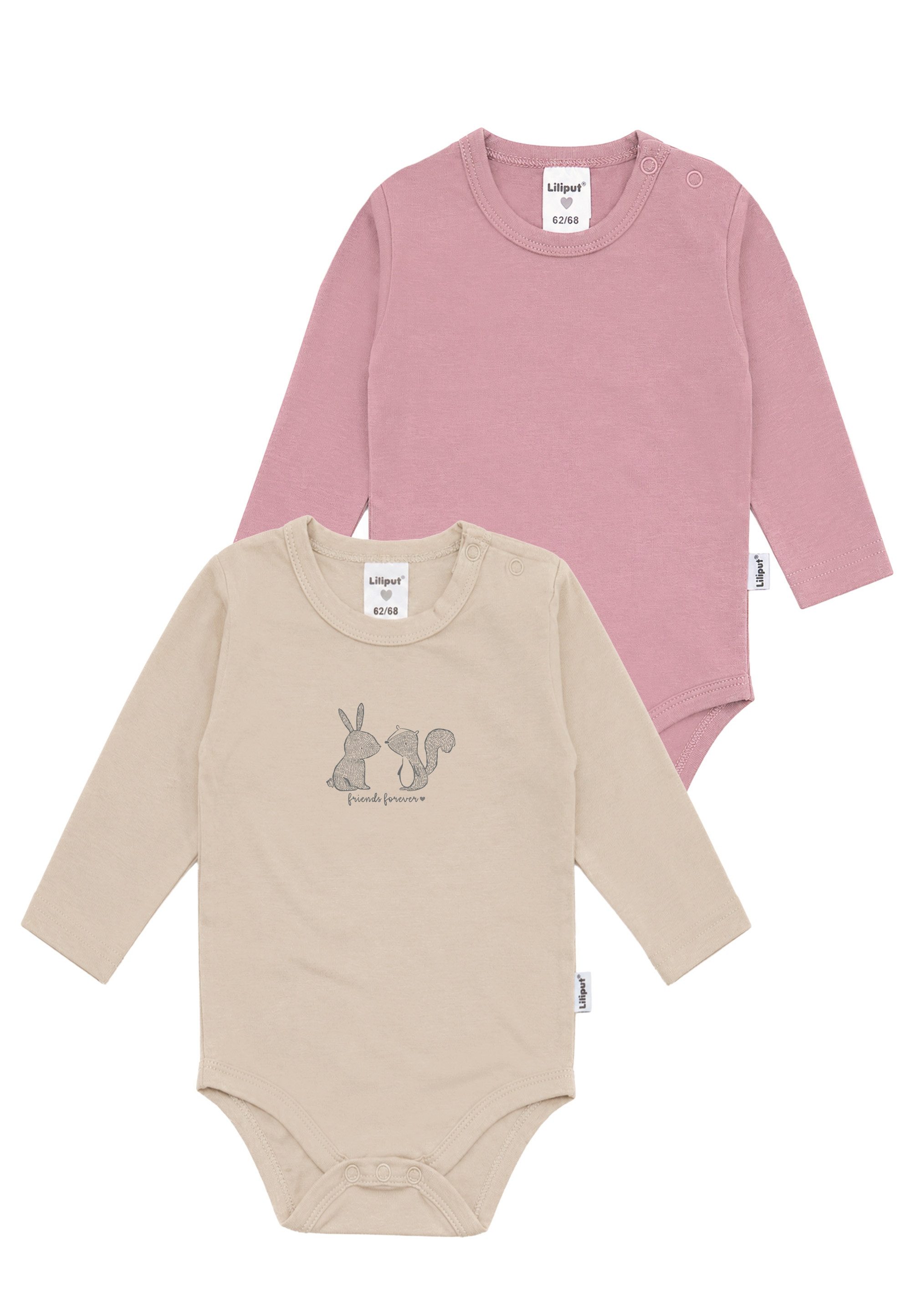 Liliput Body Hase und Eichhörnchen (2-tlg) 2er-Pack mit süßem Print
