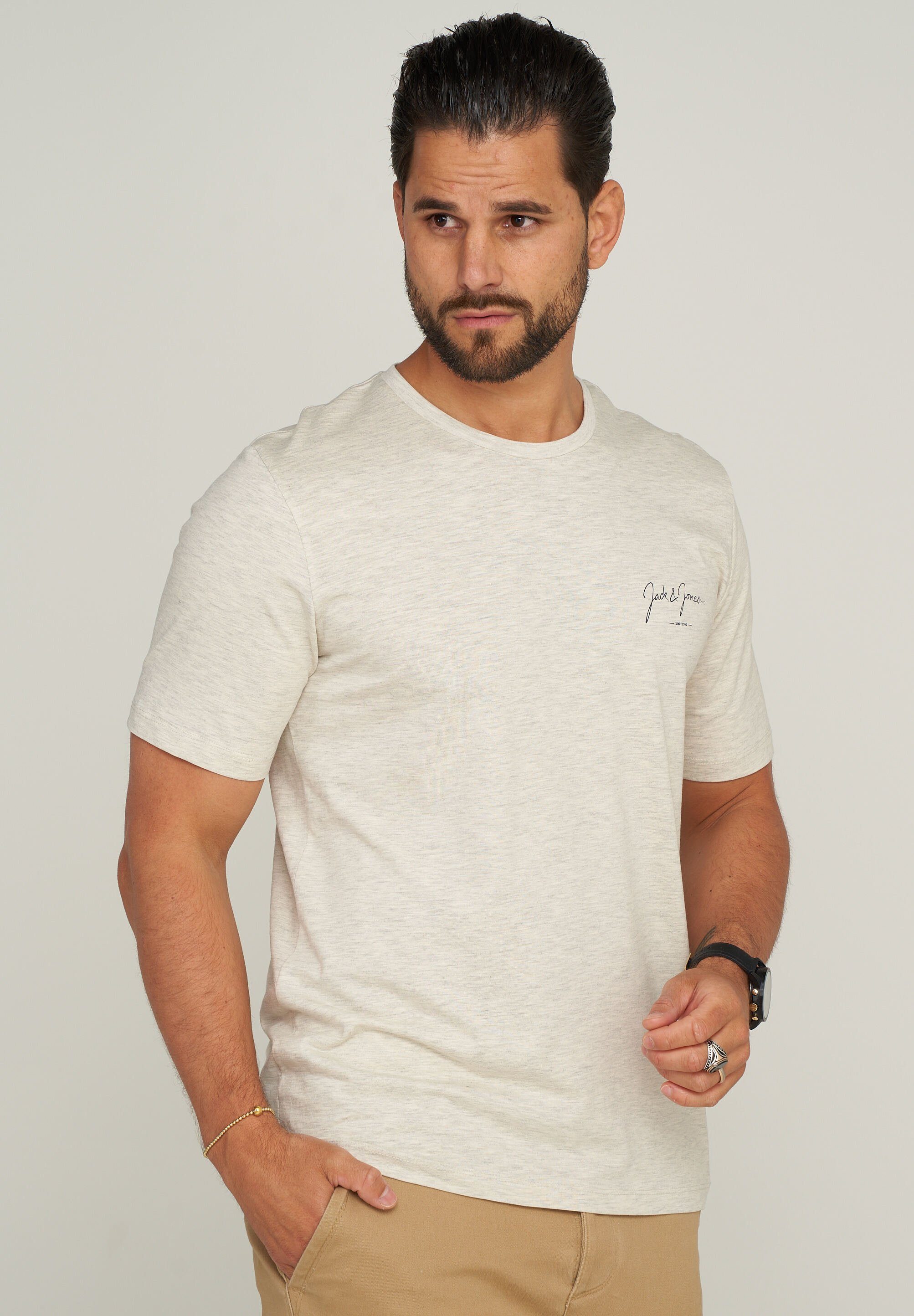 Jack & Jones T-Shirt JJSANCHEZ TEE SS CREW NECK Zeitloses Baumwollshirt mit günstig online kaufen