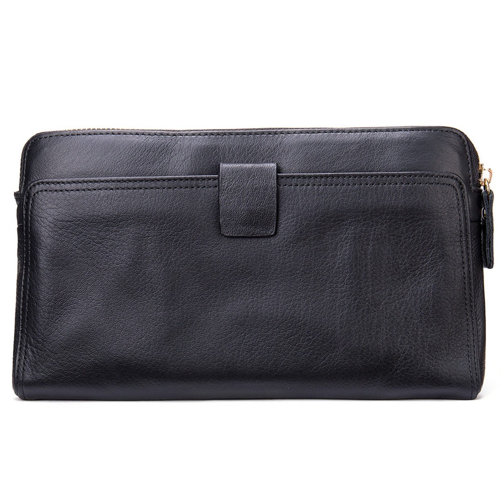 YUBRO-STUDIO Clutch Herren Leder Business Clutch günstig online kaufen