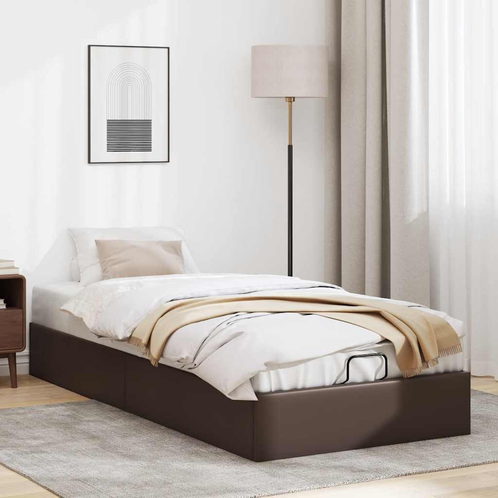 vidaXL Bett Ottoman-Bett ohne Matratze Braun günstig online kaufen