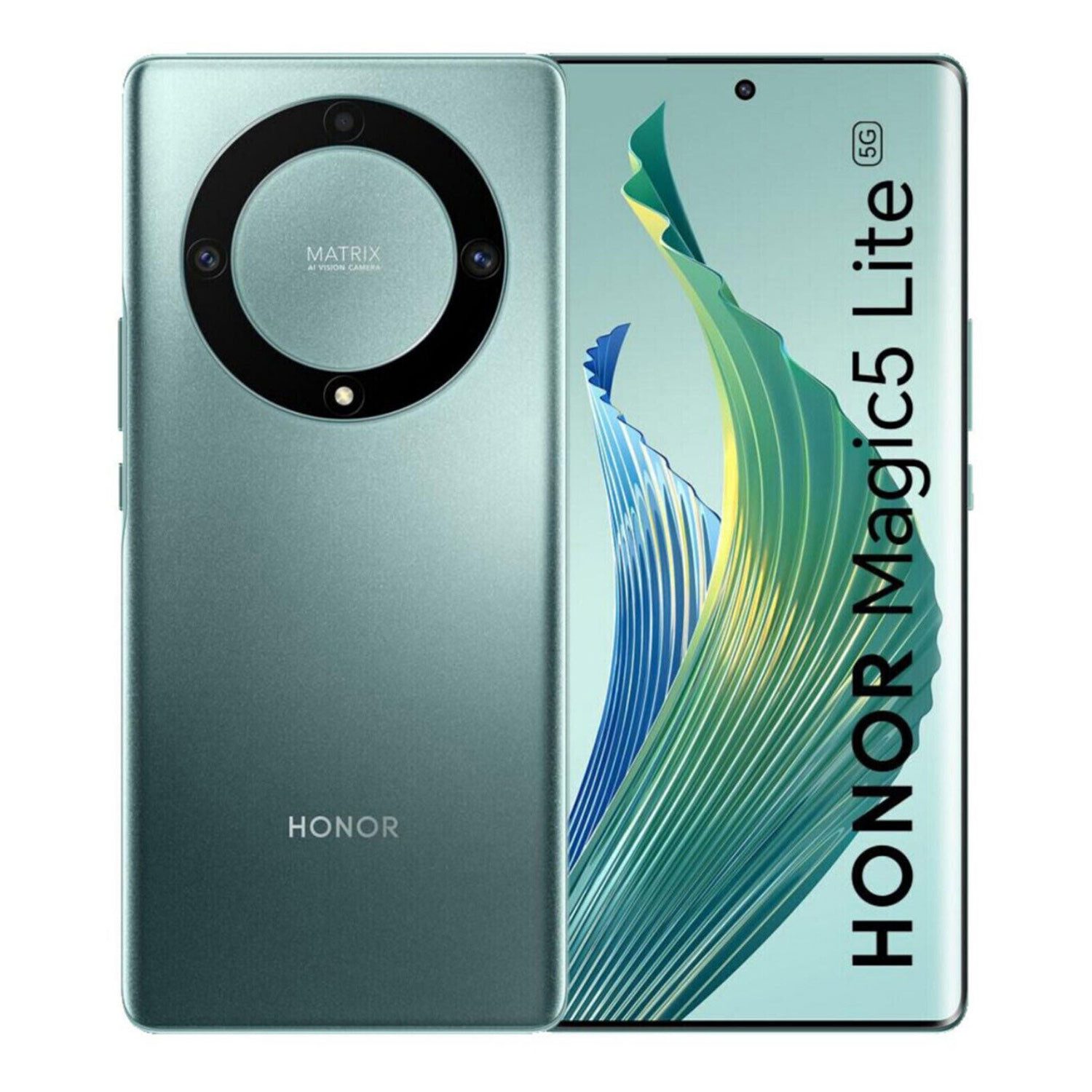 Honor Honor Magic5 lite 5G 128 GB Dual-Sim Emerald Green Neu Smartphone (64 MP Kamera)