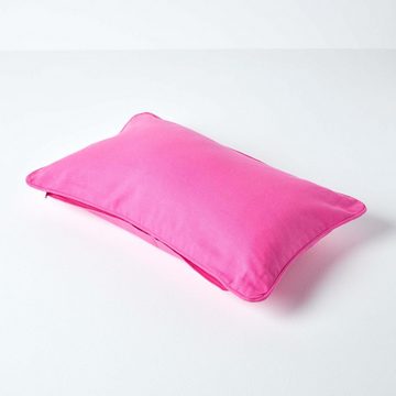 Kissenbezüge Kissenbezug aus Baumwolle in Pink, 30 x 50 cm, Homescapes