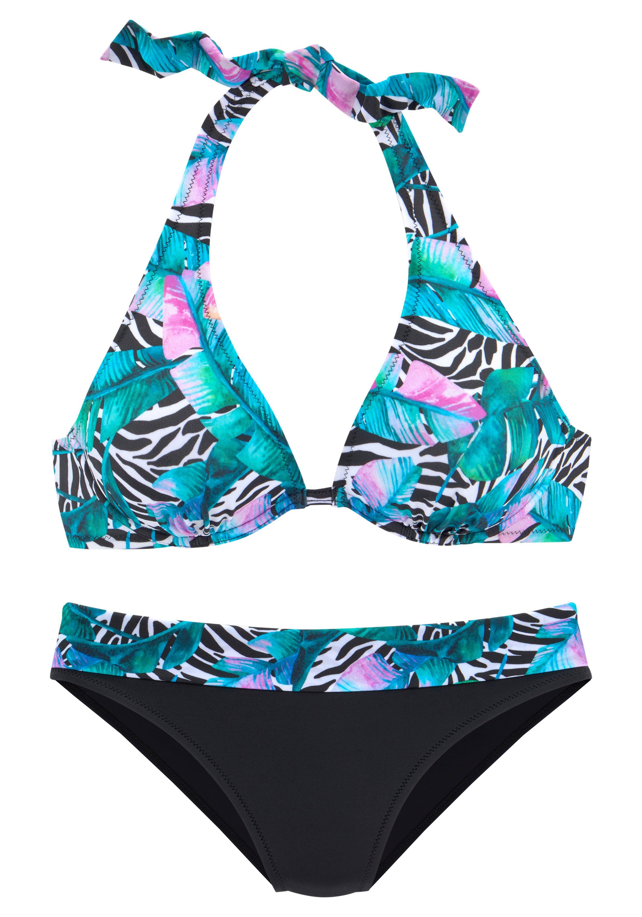 Vivance Bügel-Bikini als Neckholder mit Animaldruck günstig online kaufen