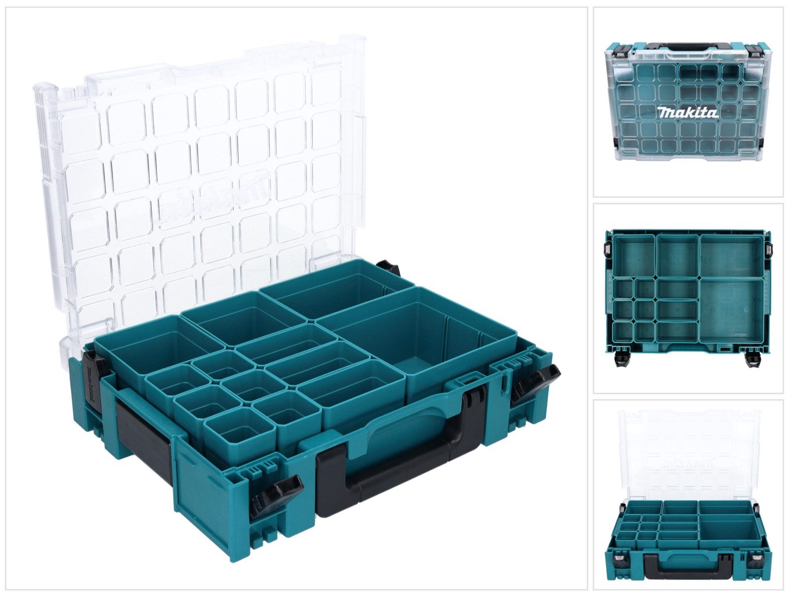 Makita Ящики для инструментов MAKPAC 1 Organizer Kleinteilekoffer 395 x 295 x 110 mm (191X80-2) m
