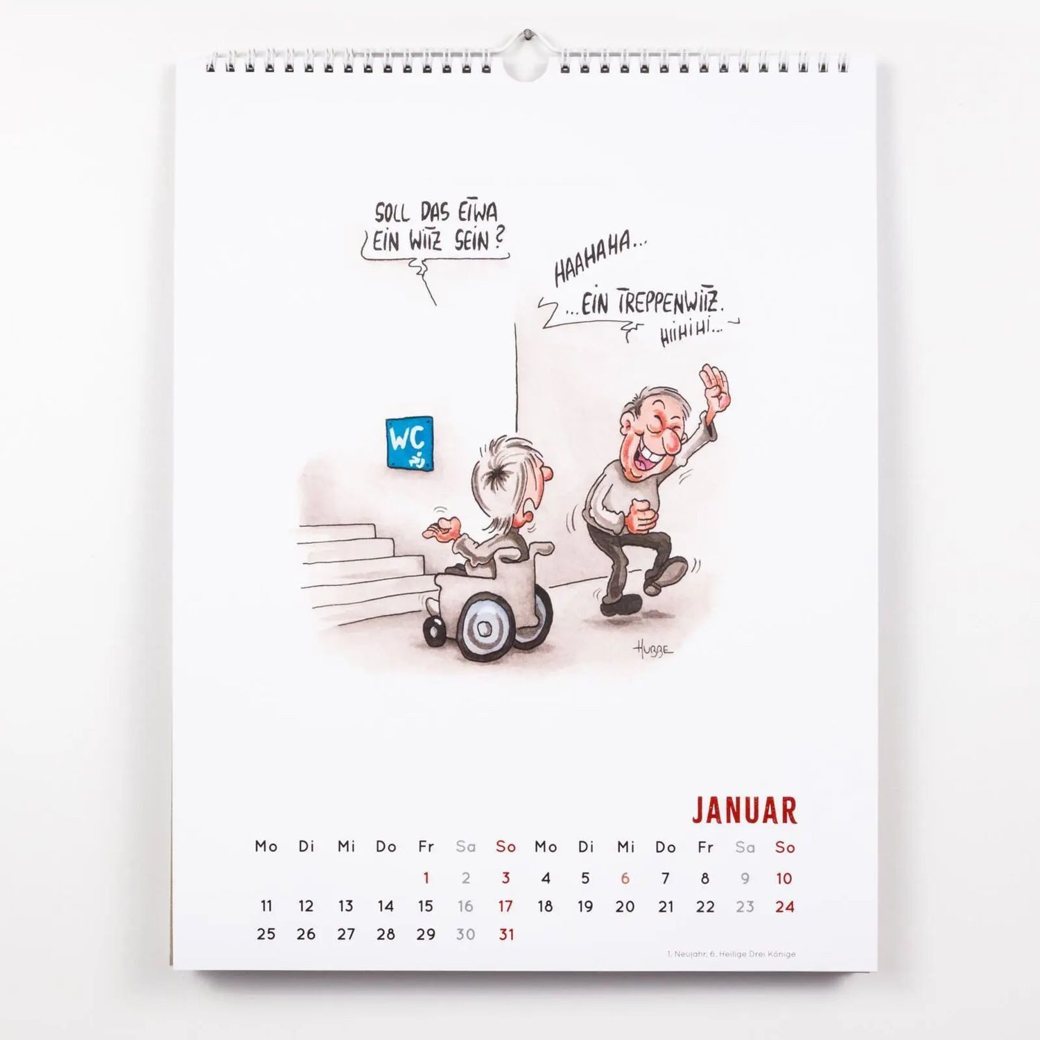 Lappan Verlag Wandkalender Handicaps 2027: Monatskalender für die Wand