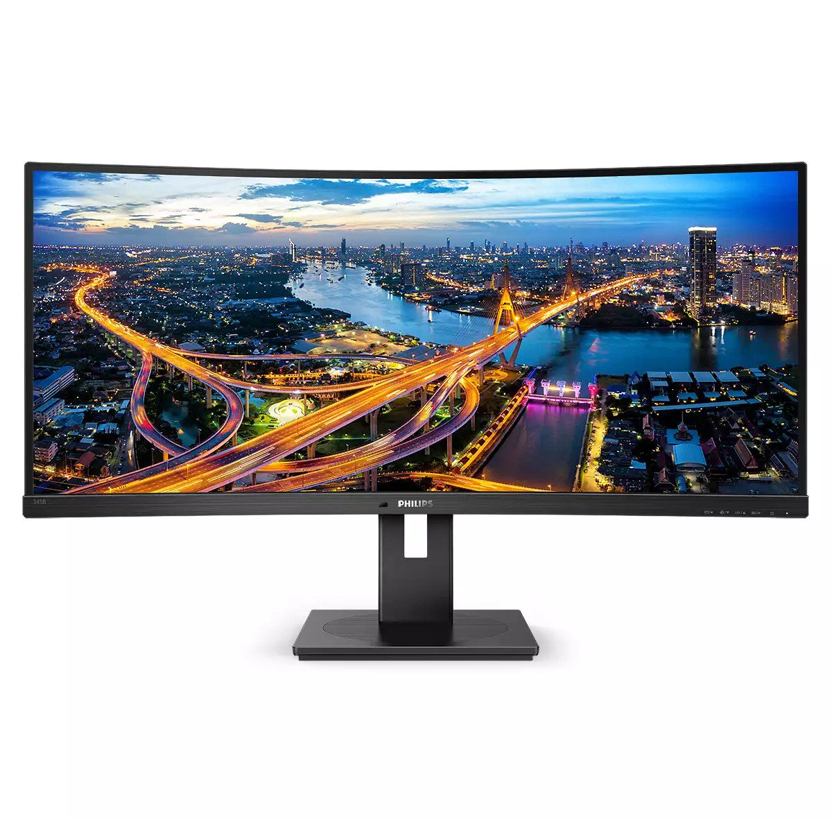 Philips 345B1C/00 TFT-Monitor (86,4 cm/34 ", 3440 x 1440 px, WQHD, 4 ms Reaktionszeit, 100 Hz, VA LCD)