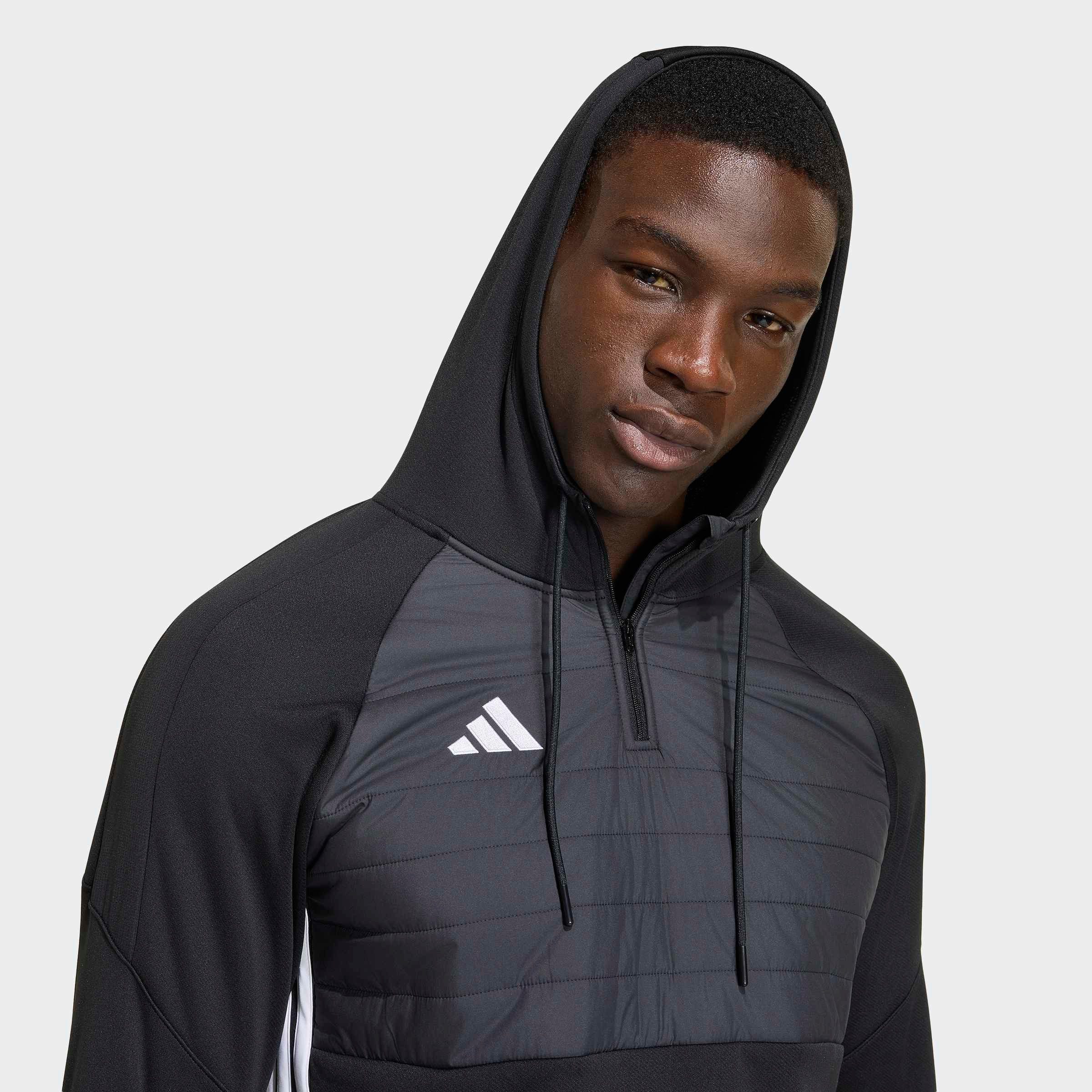 adidas Performance Kapuzensweatshirt TIRO 26 ESSENTIALS WINTERIZED TRAININGSOBERTEIL mit Kapuze, aus Polyester – Bild 4 von 5