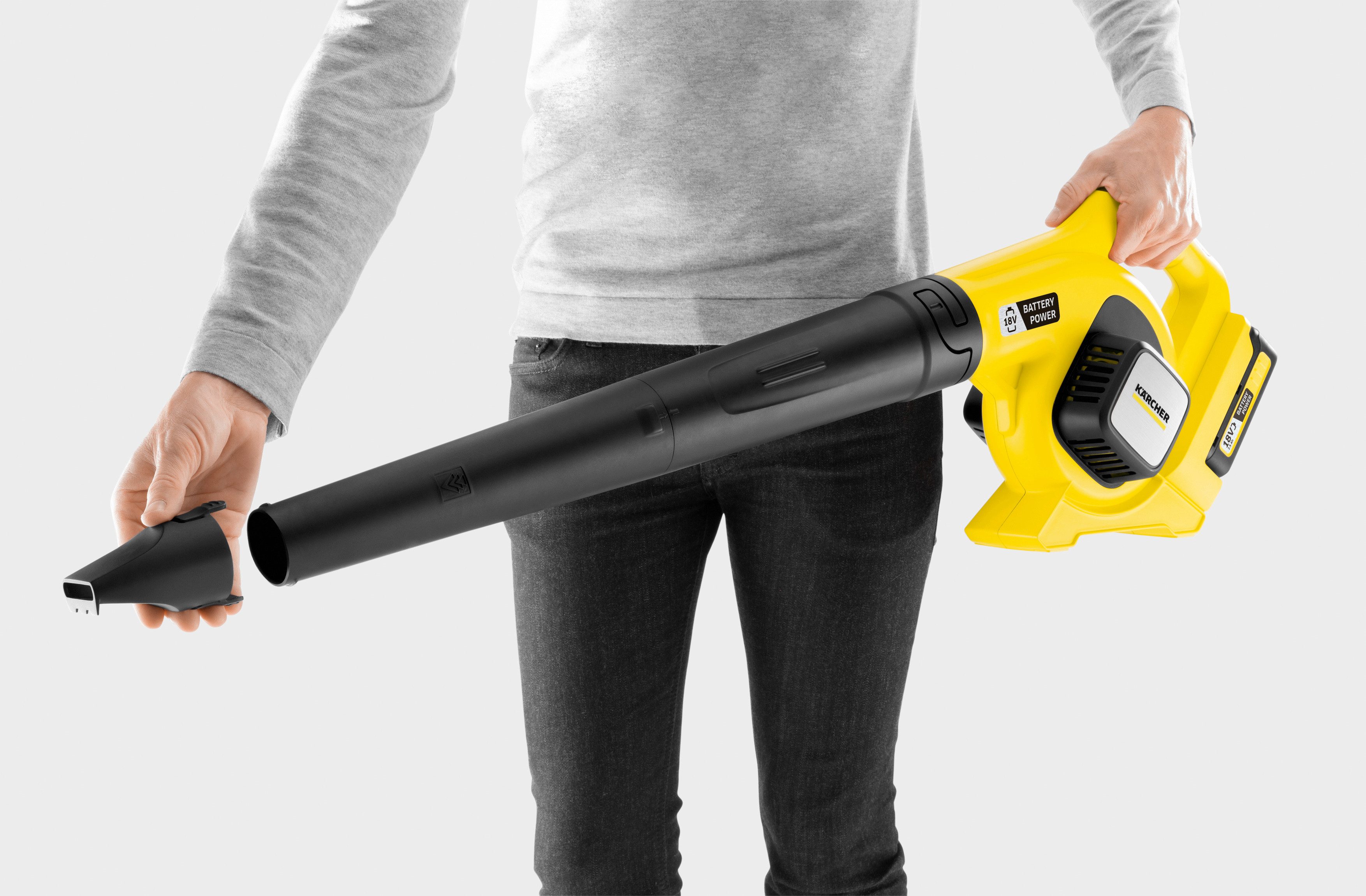 KÄRCHER Akku-Laubbläser LBL 2 BATTERY SET, mit Gebläserohr, Akku und Ladege günstig online kaufen