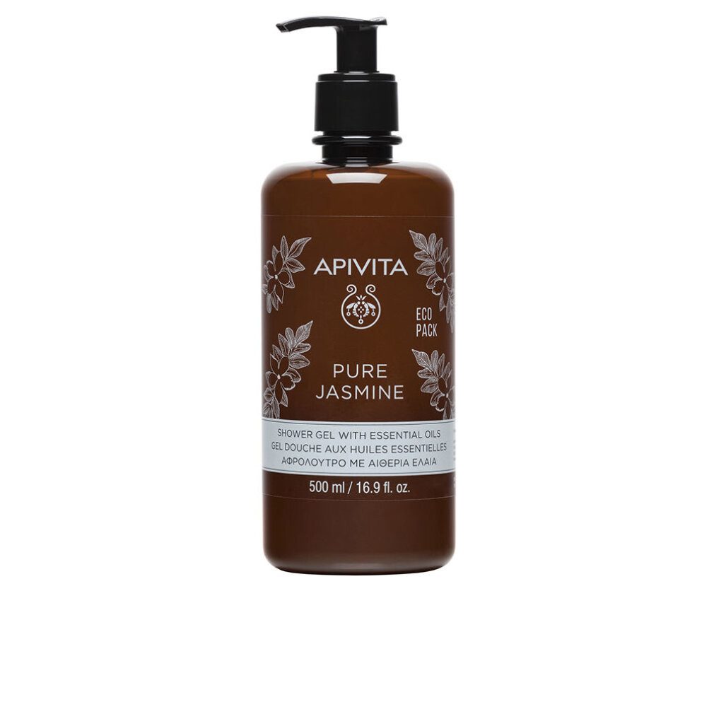 Apivita Körperpflegemittel PURE JASMINE bath gel with jasmine 500 ml