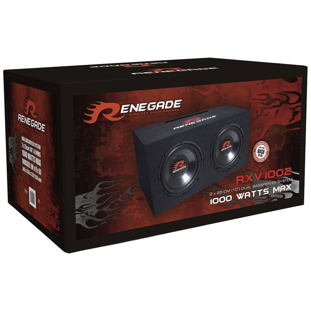Renegade Bassreflex-Gehäusesub Subwoofer