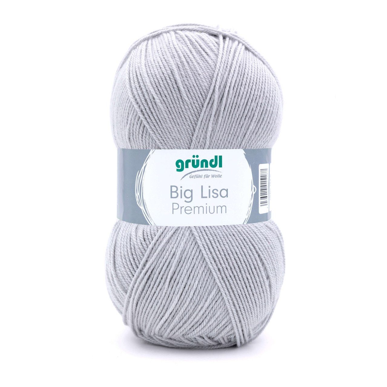 Gründl Gründl Wolle Big Lisa Premium 250 g hellgrau Häkelwolle
