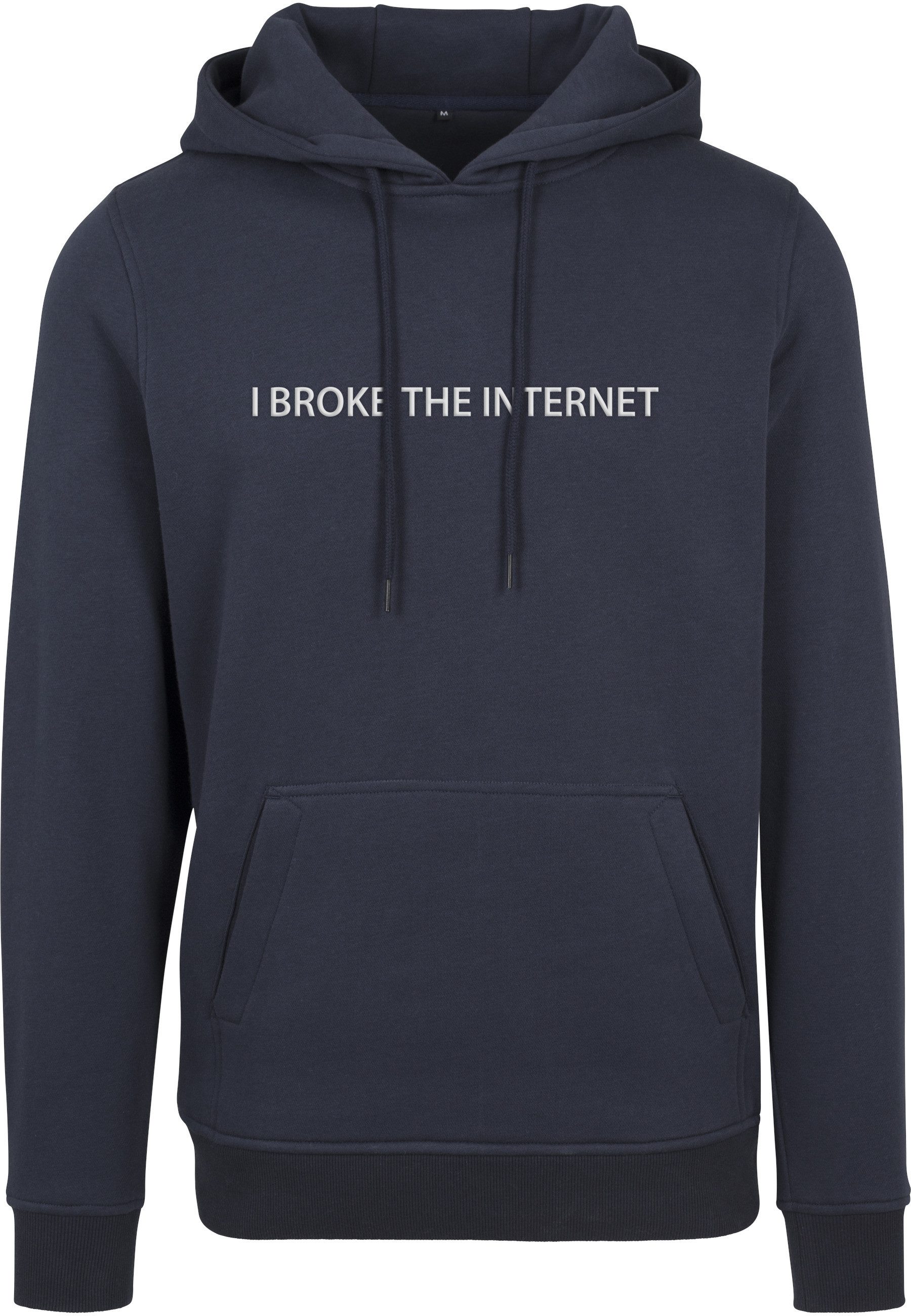 MisterTee Kapuzenpullover MisterTee Damen Ladies I broke Hoody (1-tlg)