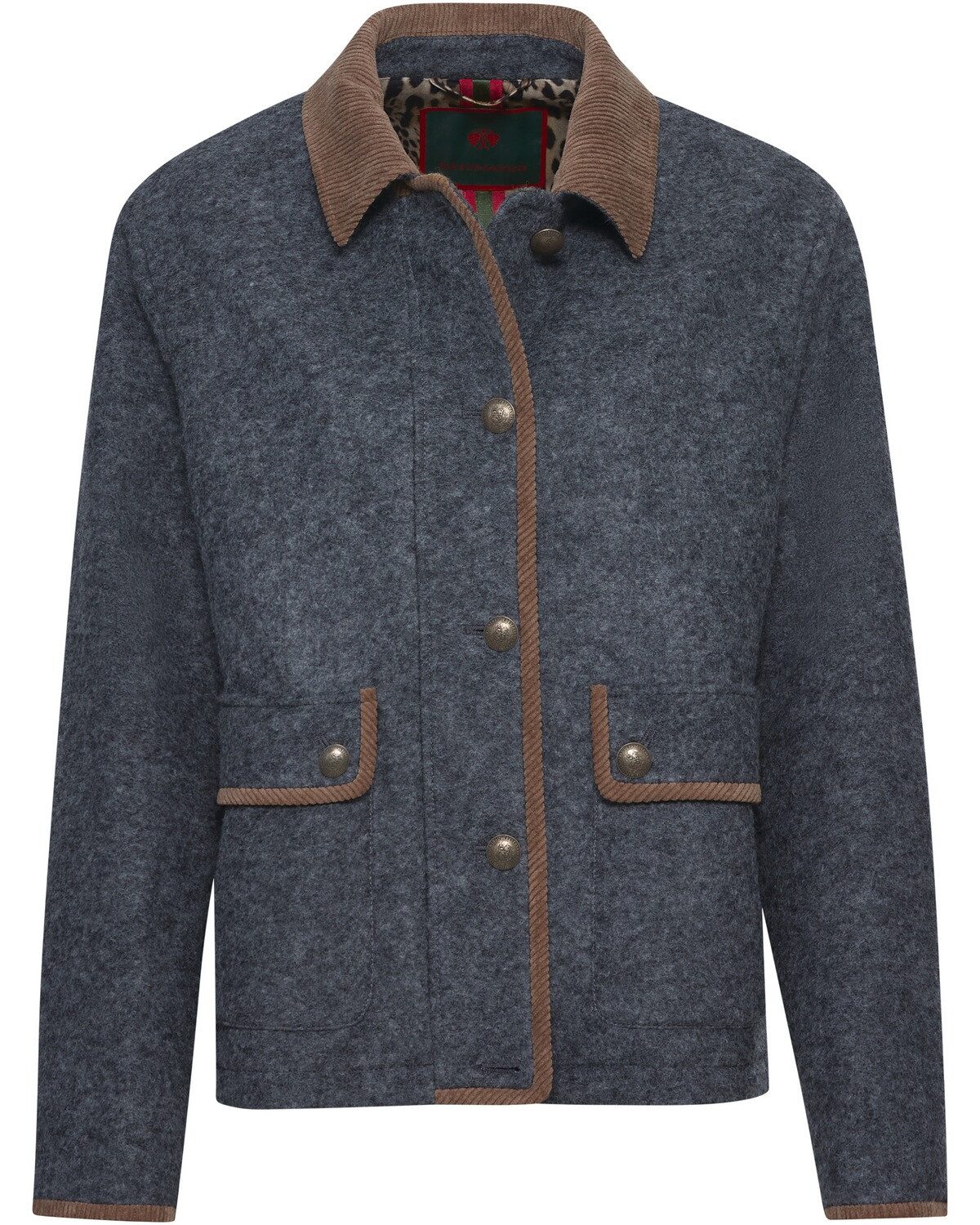 Reitmayer Walkjacke Jacke mit Cordkragen günstig online kaufen