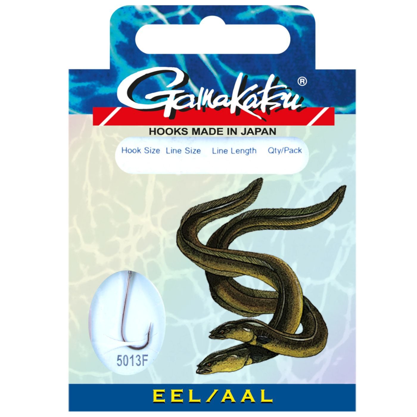 Aalhaken Gamakatsu Aal LS-5013 - 10 gebundene Angelhaken