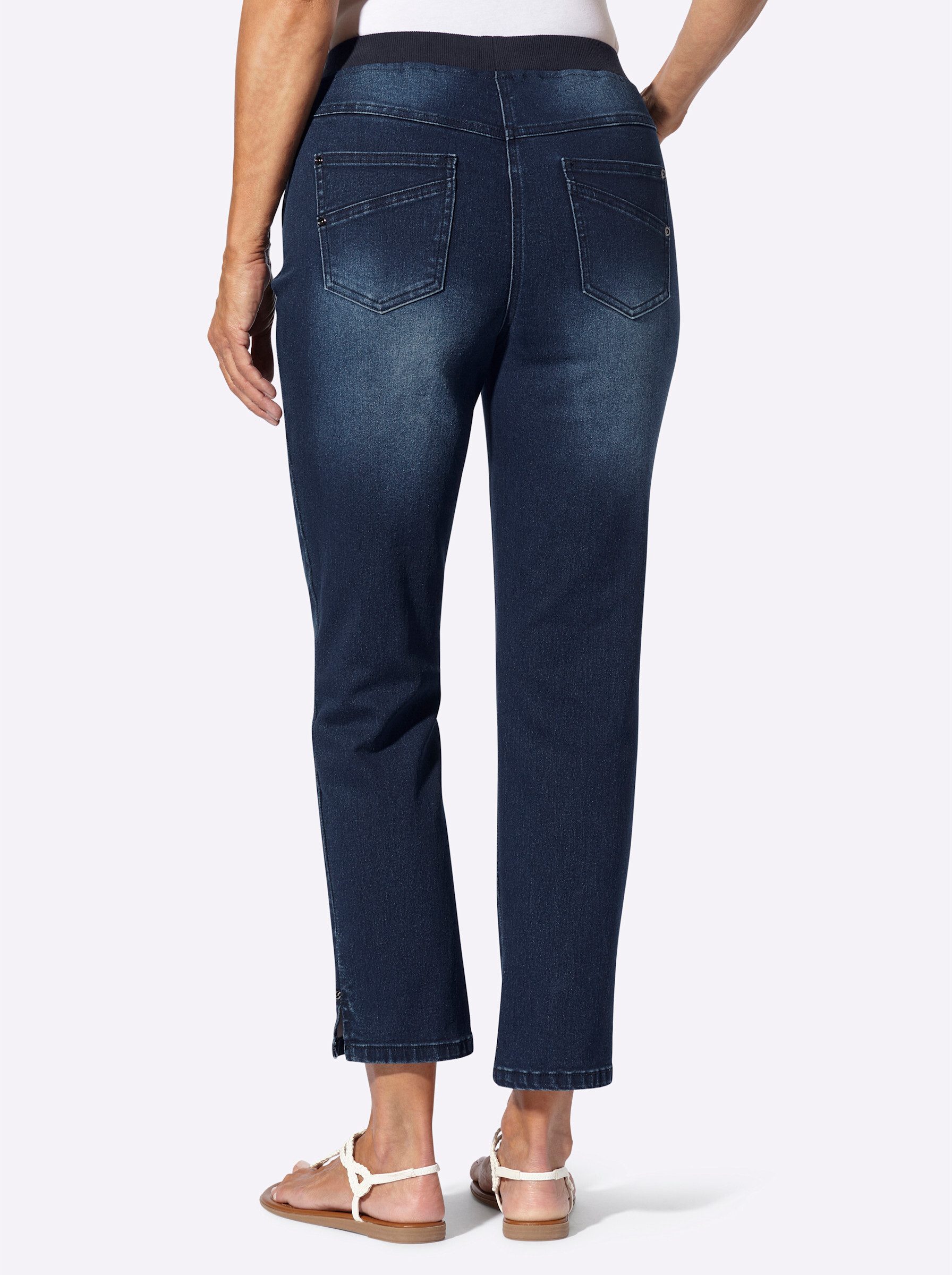 Witt Jeansshorts 7/8-Jeans komfortabel – Bild 4 von 5