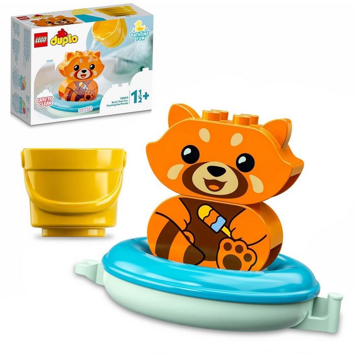 LEGO® Konstruktionsspielsteine Badewannenspaß: Schwimmender Panda (10964) LEGO® DUPLO (5 St) Badewannenspielzeug