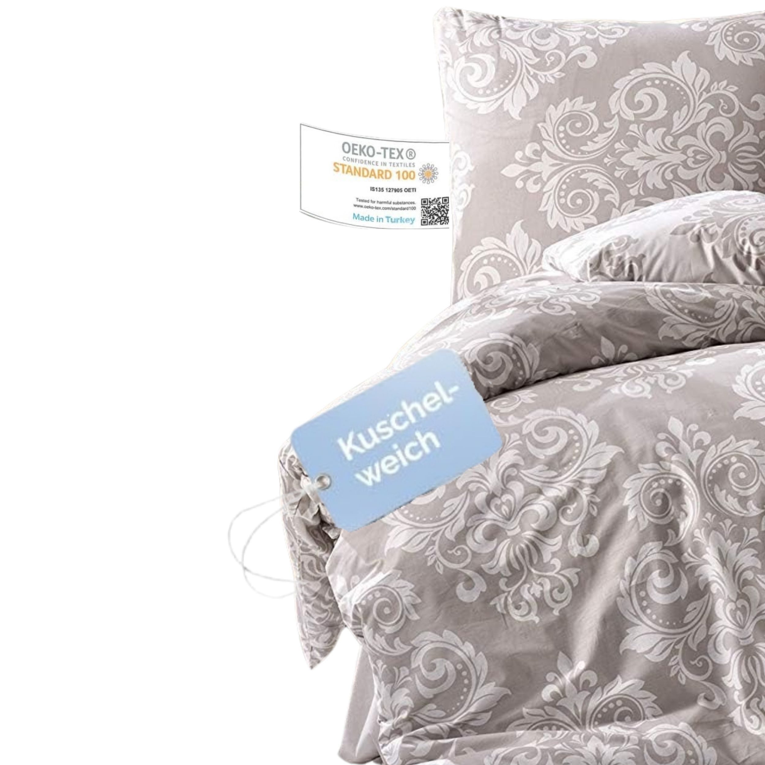 yadetextil Bettwäsche Bettwäsche 200x220 cm. 3 teilig set, Sade V2, Renforc günstig online kaufen