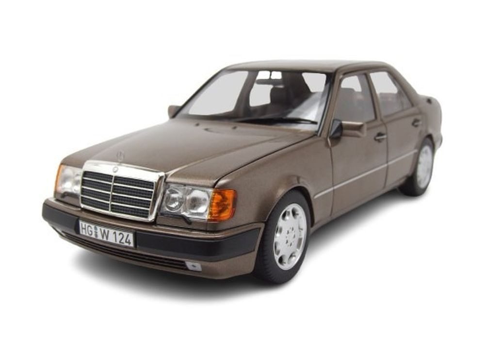 Norev Modellauto Mercedes 500 E W124 1990 impala metallic, Maßstab 1:18