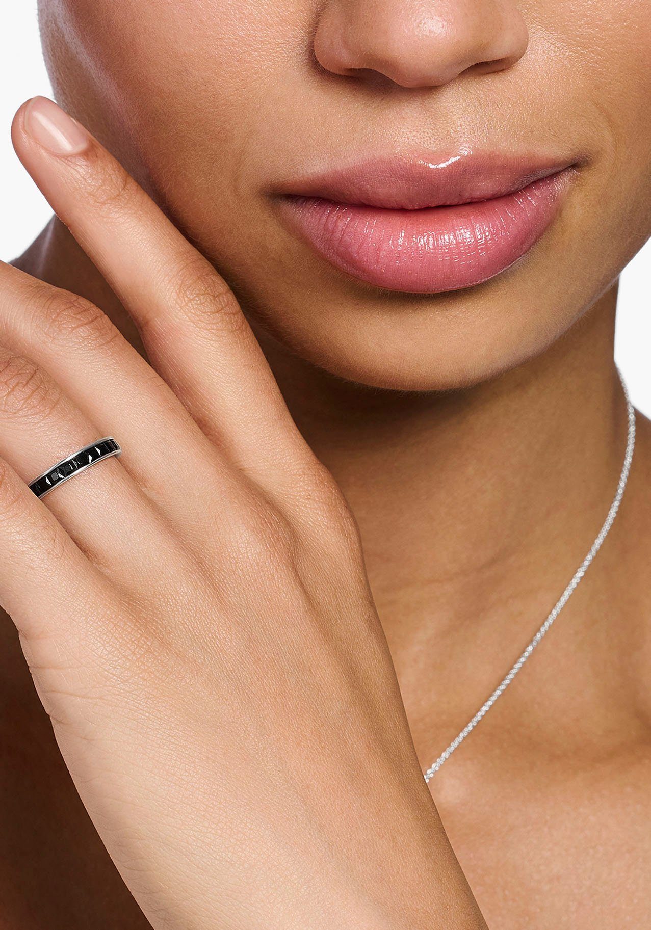THOMAS SABO Fingerring Steine Pavé, mit Zirkonia (synth)