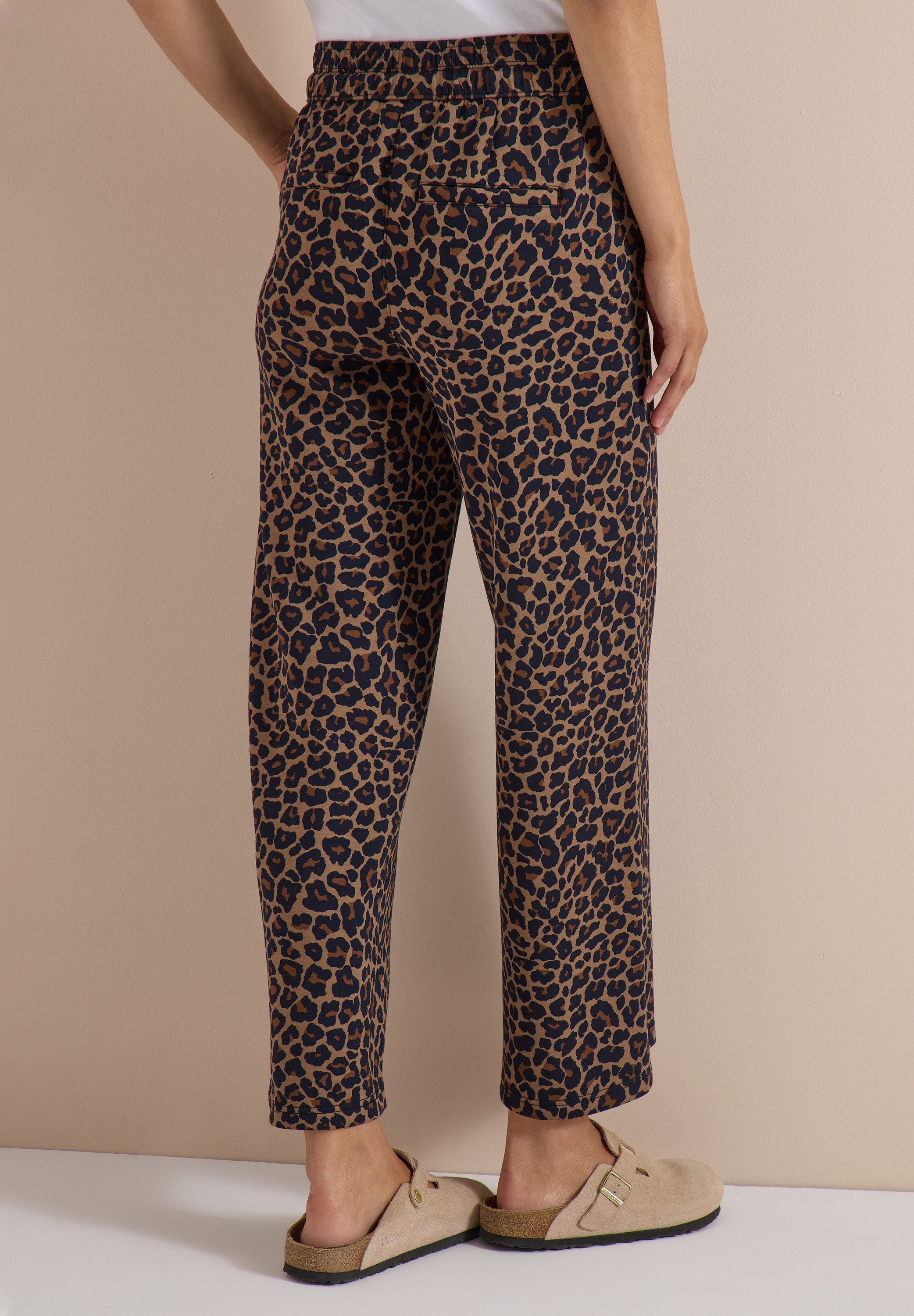 CECIL Stoffhose softer Materialmix