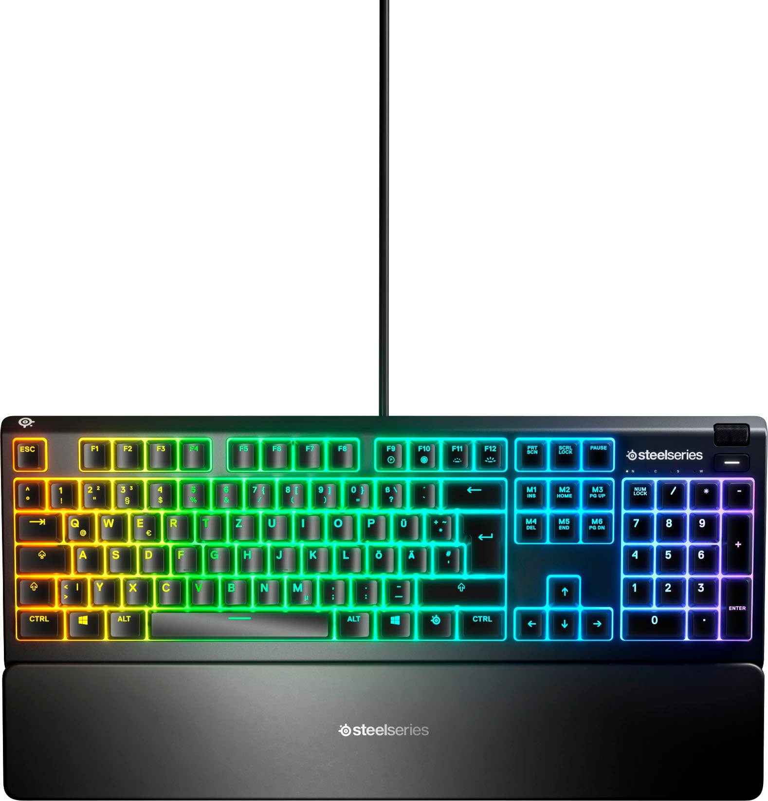 SteelSeries Apex 3 Gaming-Tastatur (Multimediatasten)