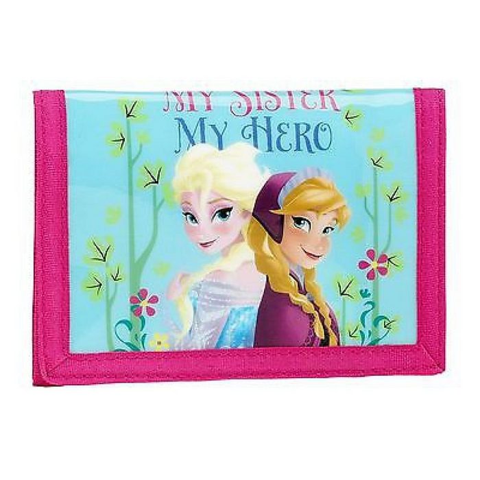Disney Frozen Mini Bag Disney´s Die Eiskönigin - Geldbörse 12 5x9 5 cm (Klettverschluss Mädchen) Geringes-Gewicht