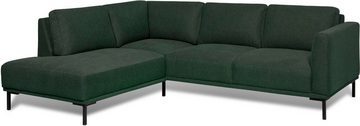 OTTO products Ecksofa Fillin, L-Form, Struktur hergestellt aus recycelten PET-Flaschen und im Leinen-Mix