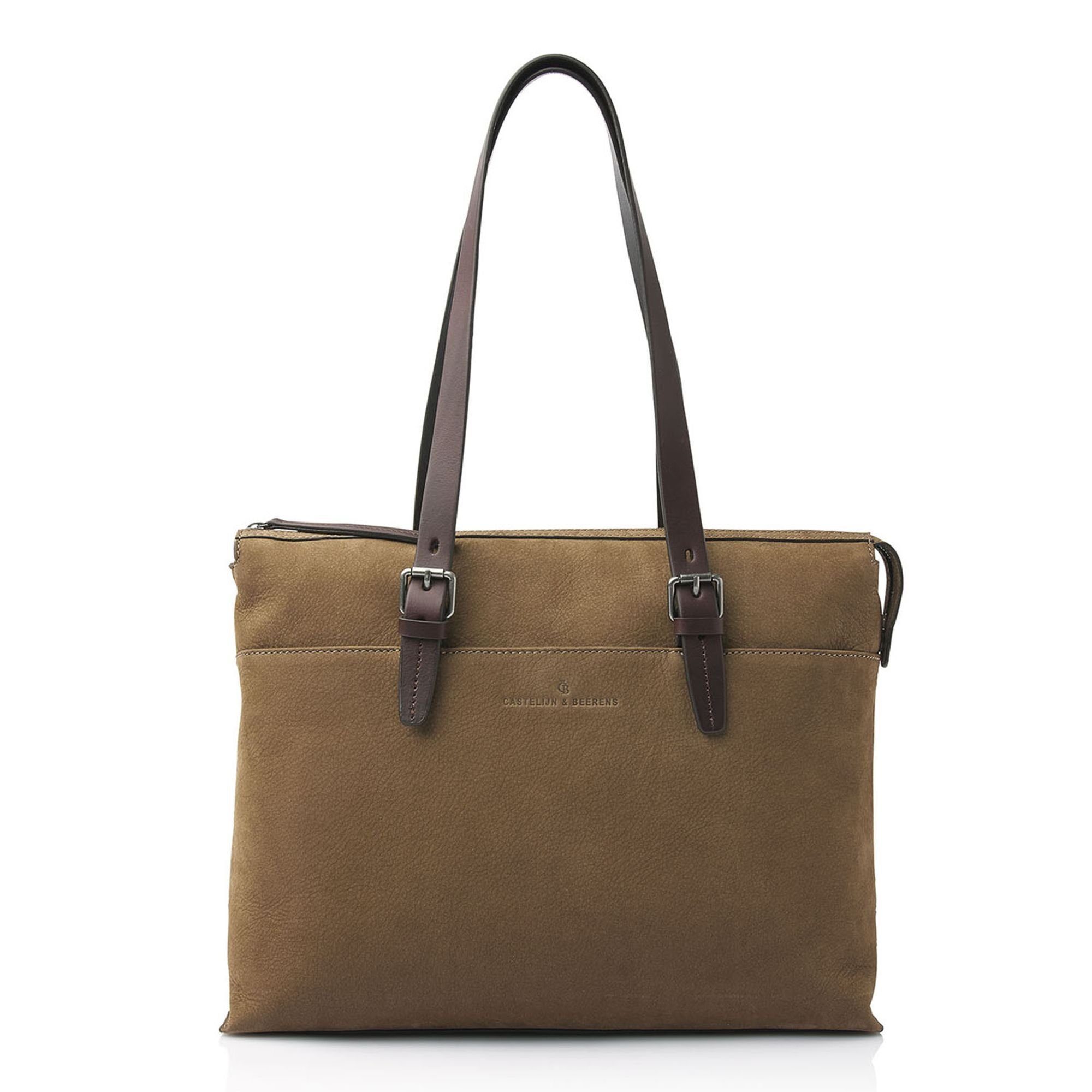 Schultertasche Nubuck