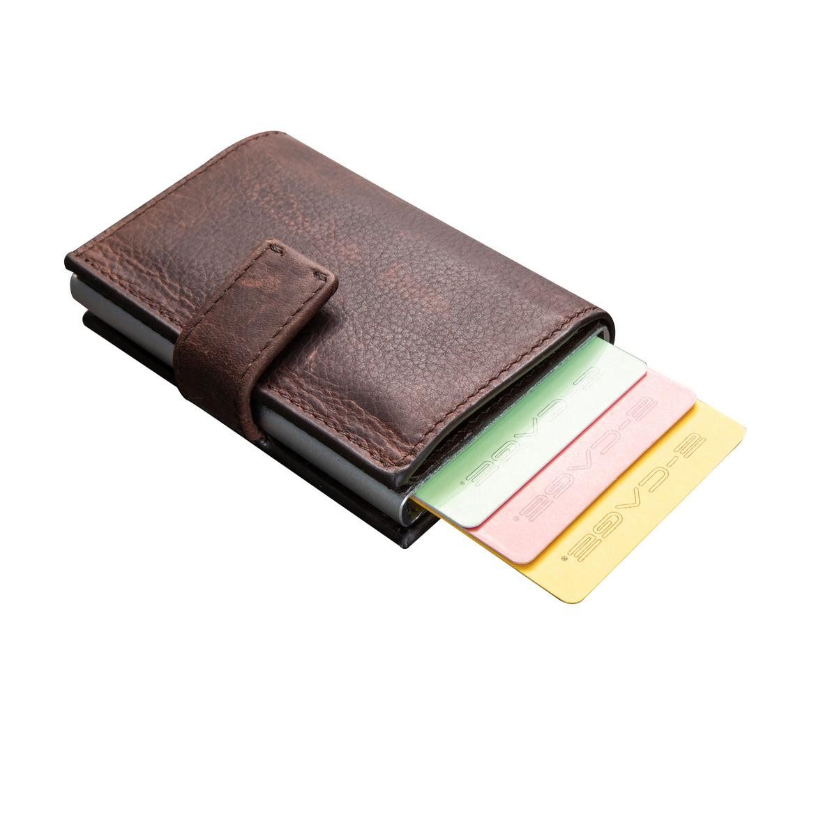 Strellson Geldbörse Camden C-Three e-Cage sv8f Herren Geldbörsen/Kartenetui Leder Hochform (1 Stück, 1-tlg., B/H/T)ca. 6,5/10/2 cm), RFID-Schutz