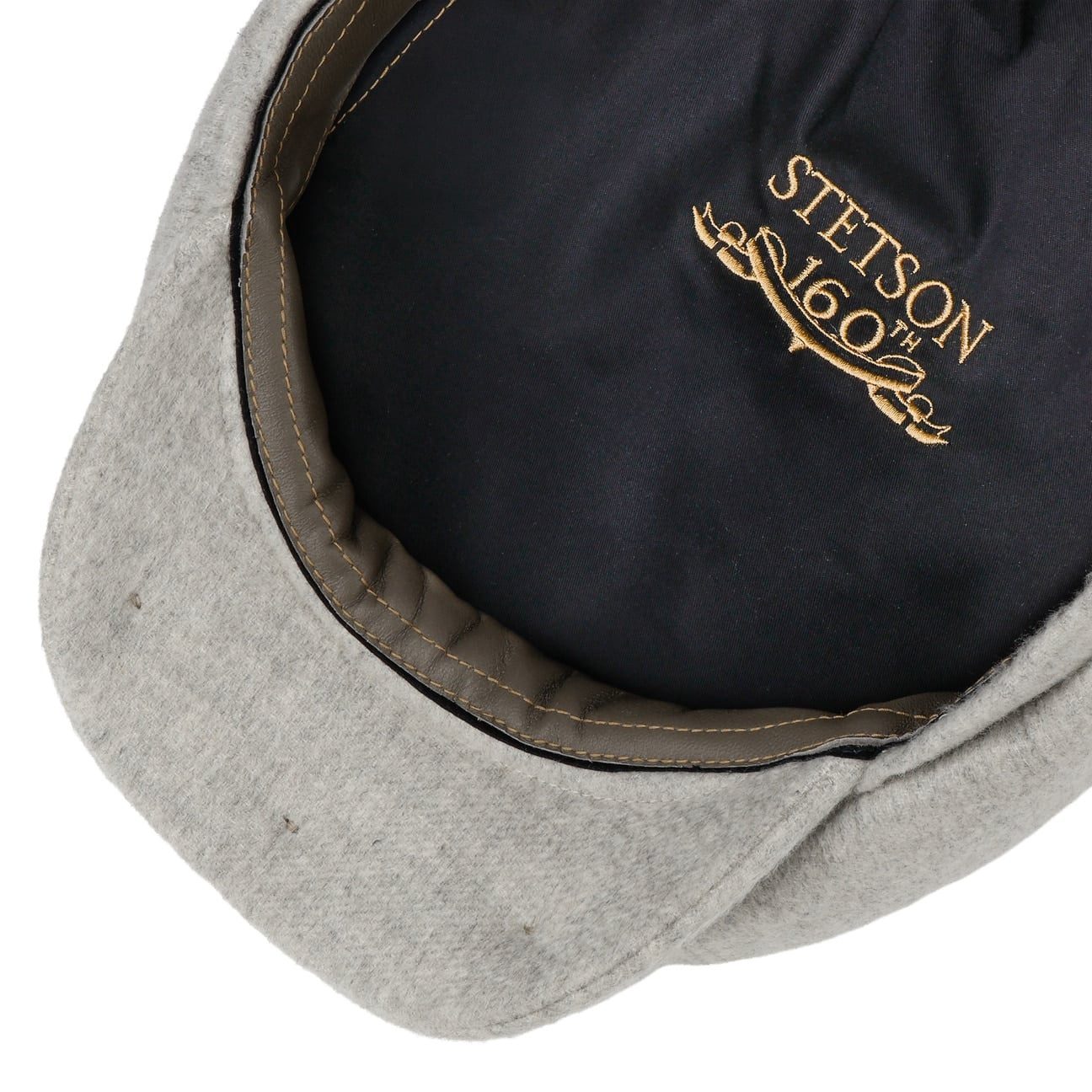 Stetson Flat Cap (1-St) Schirmmütze mit Schirm, Made in Germany