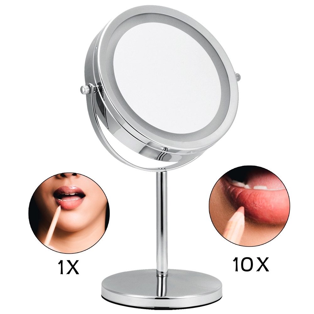 Melko Kosmetikspiegel Kosmetikspiegel Schminkspiegel Badspiegel aus Edelsta günstig online kaufen