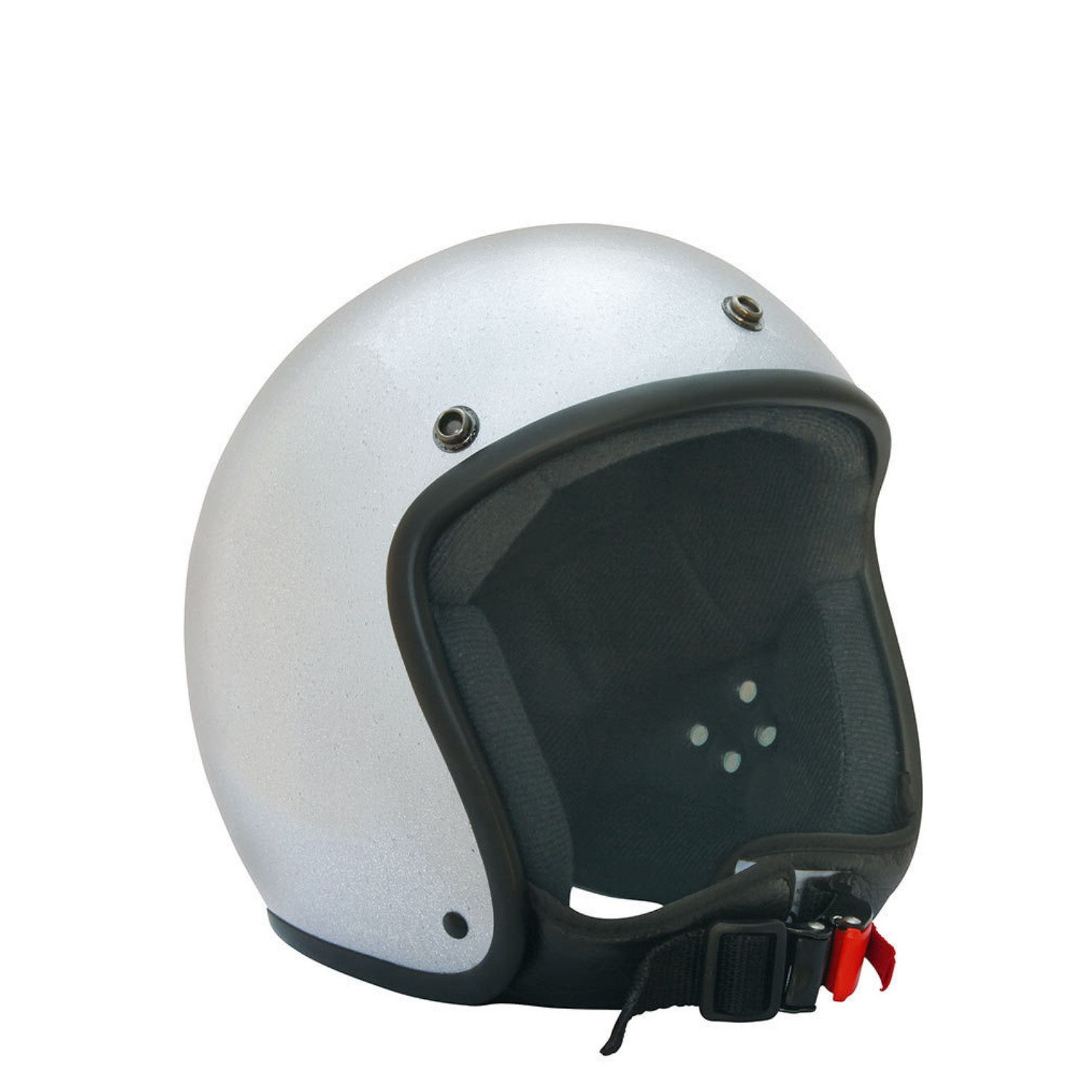 Bores Motorradhelm Gensler Bogo III Jethelm, Doppel-D-Verschluss