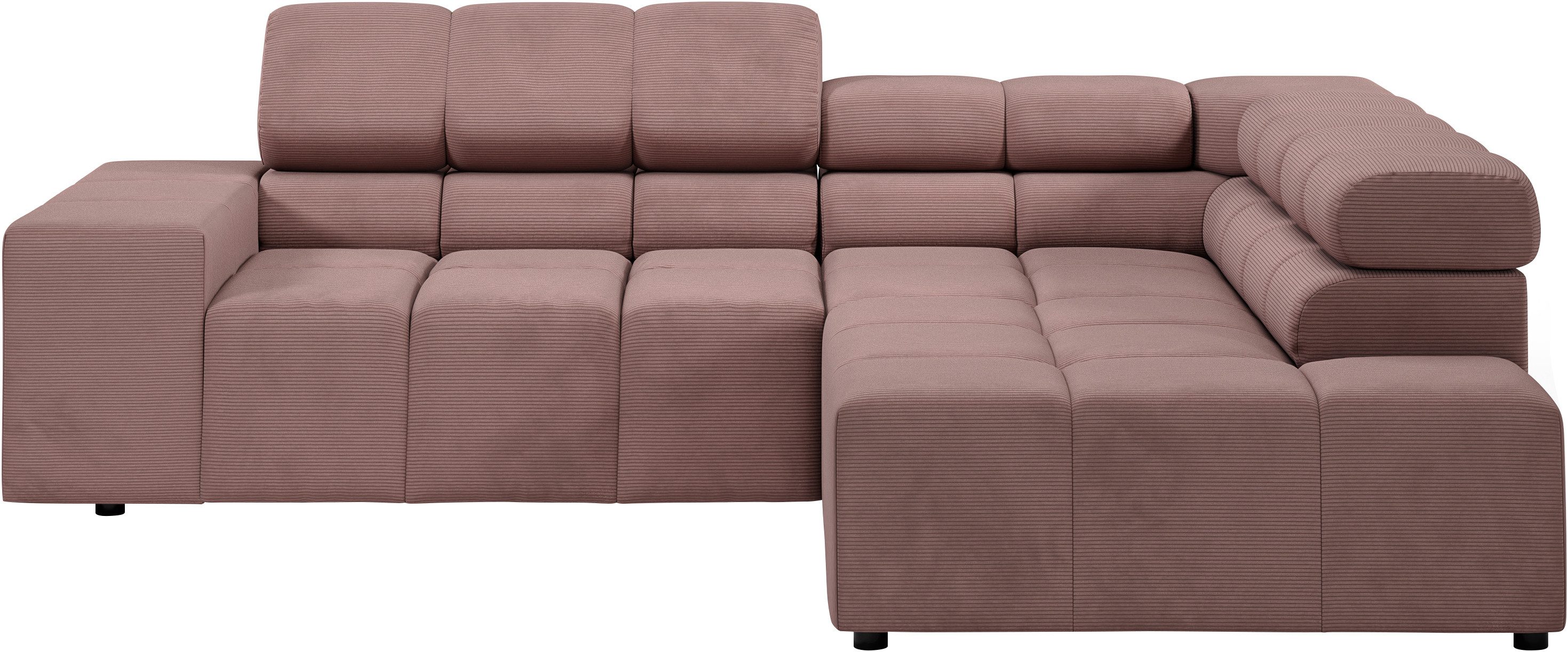 INOSIGN Ecksofa Ancona, incl. Kopfteilverstellung + günstig online kaufen