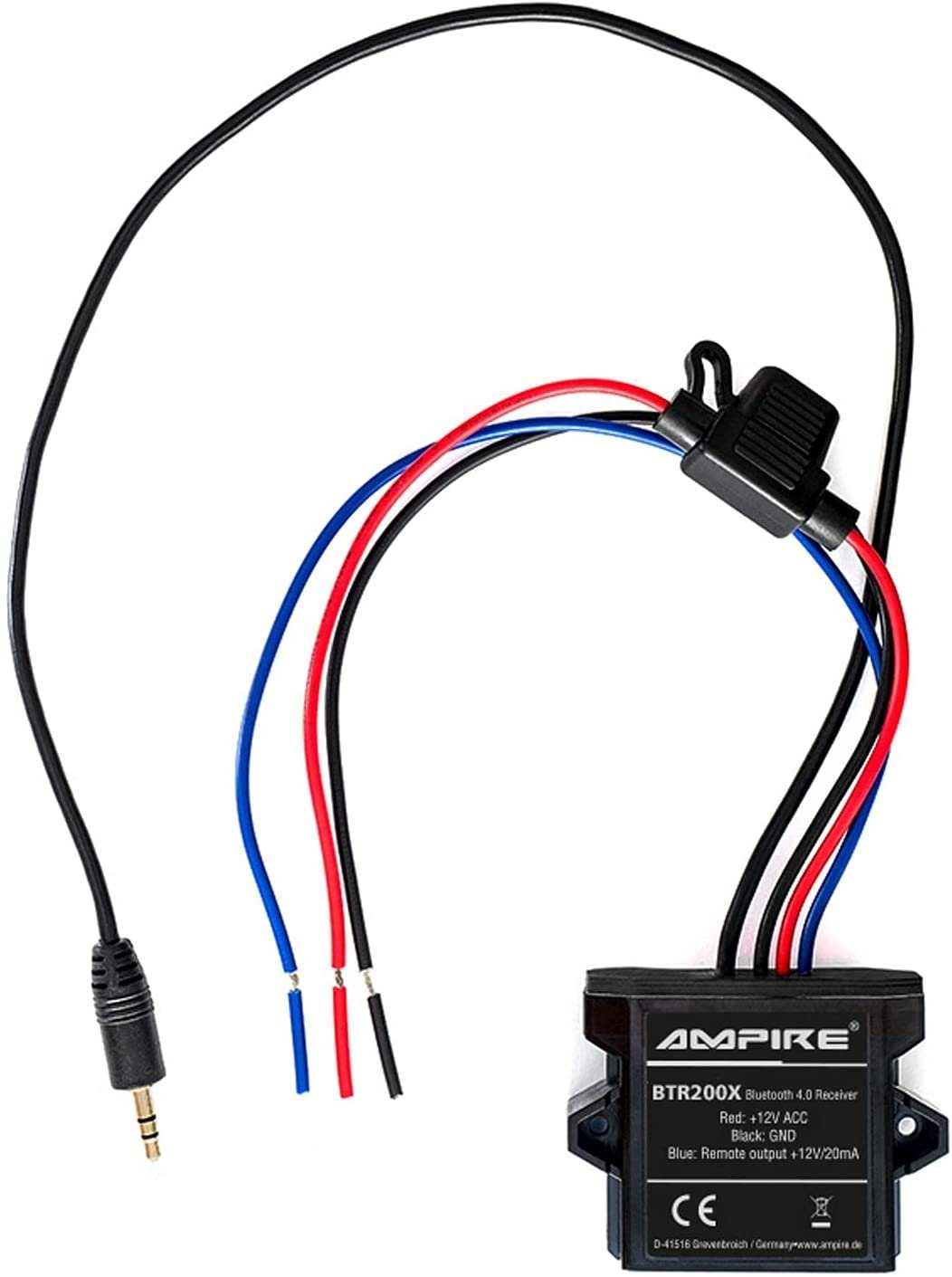 Ampire Ampire BTR200X Bluetooth-Adapter auf Klinke Auto-Adapter