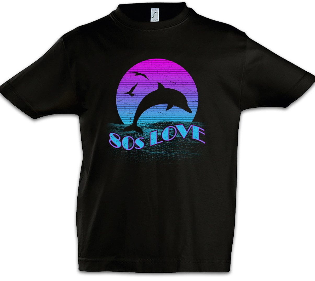 Print-Shirt 80s Love Kinder T-Shirt Synthesizer Electro Techno LFO Musik Music DJ
