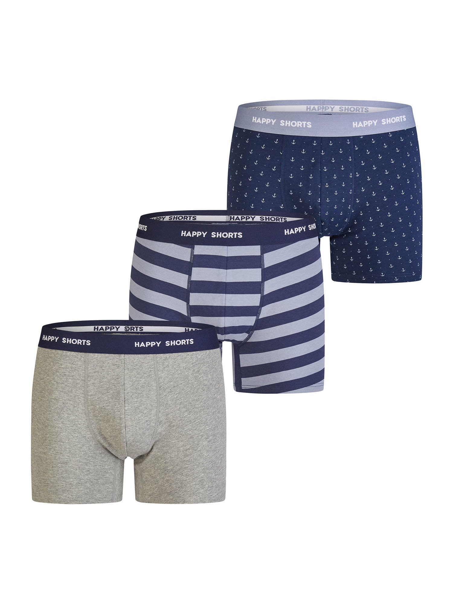 HAPPY SHORTS Retro Boxer Jersey (3-St) günstig online kaufen