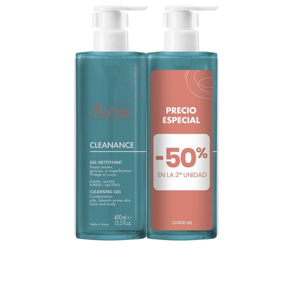 Avene Gesichtsreinigungsgel CLEANANCE cleansing gel pack 2 x 400 ml