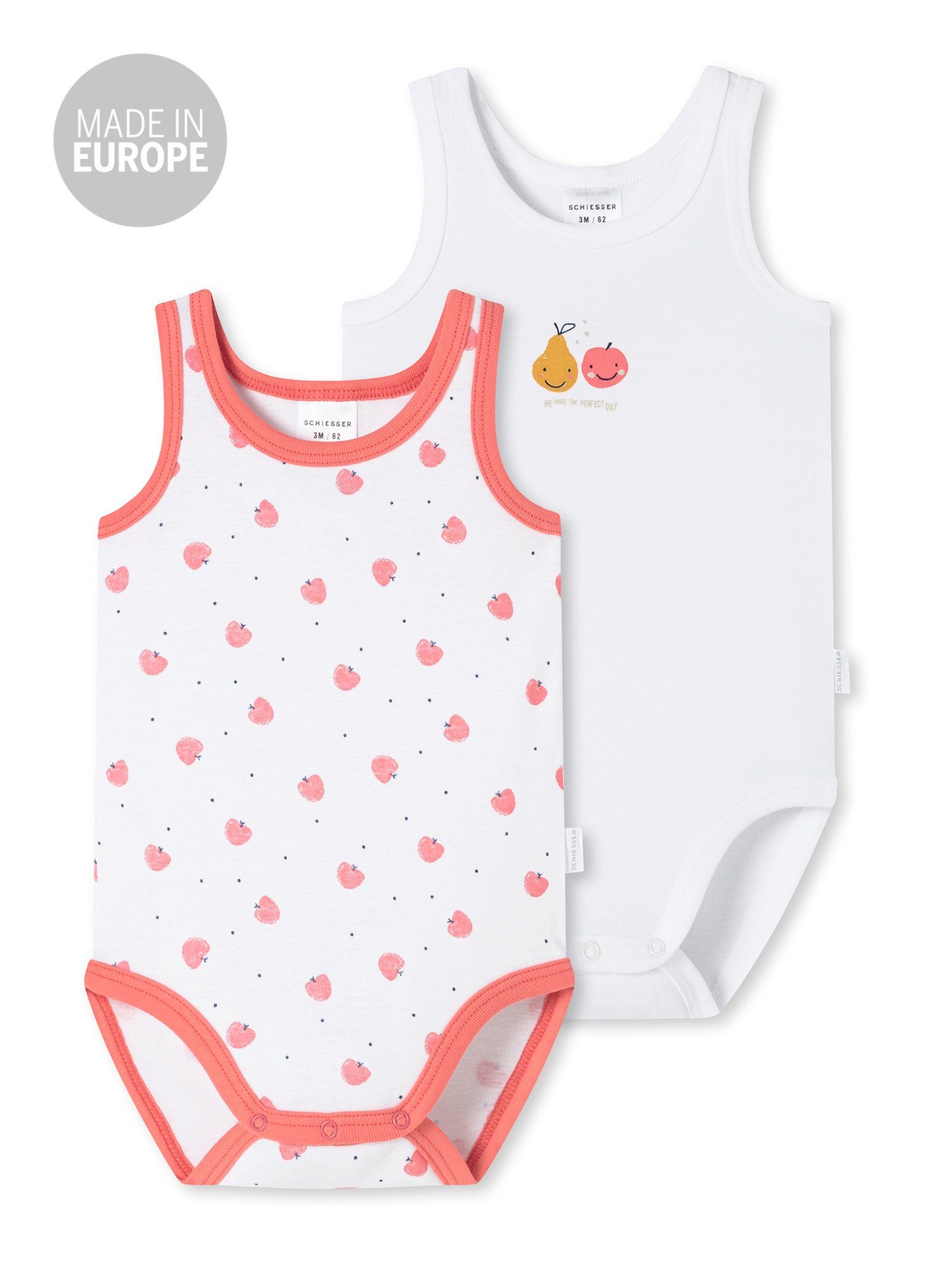 Schiesser Strampler 2-Pack 'Natural Love' ärmellos (2-tlg)