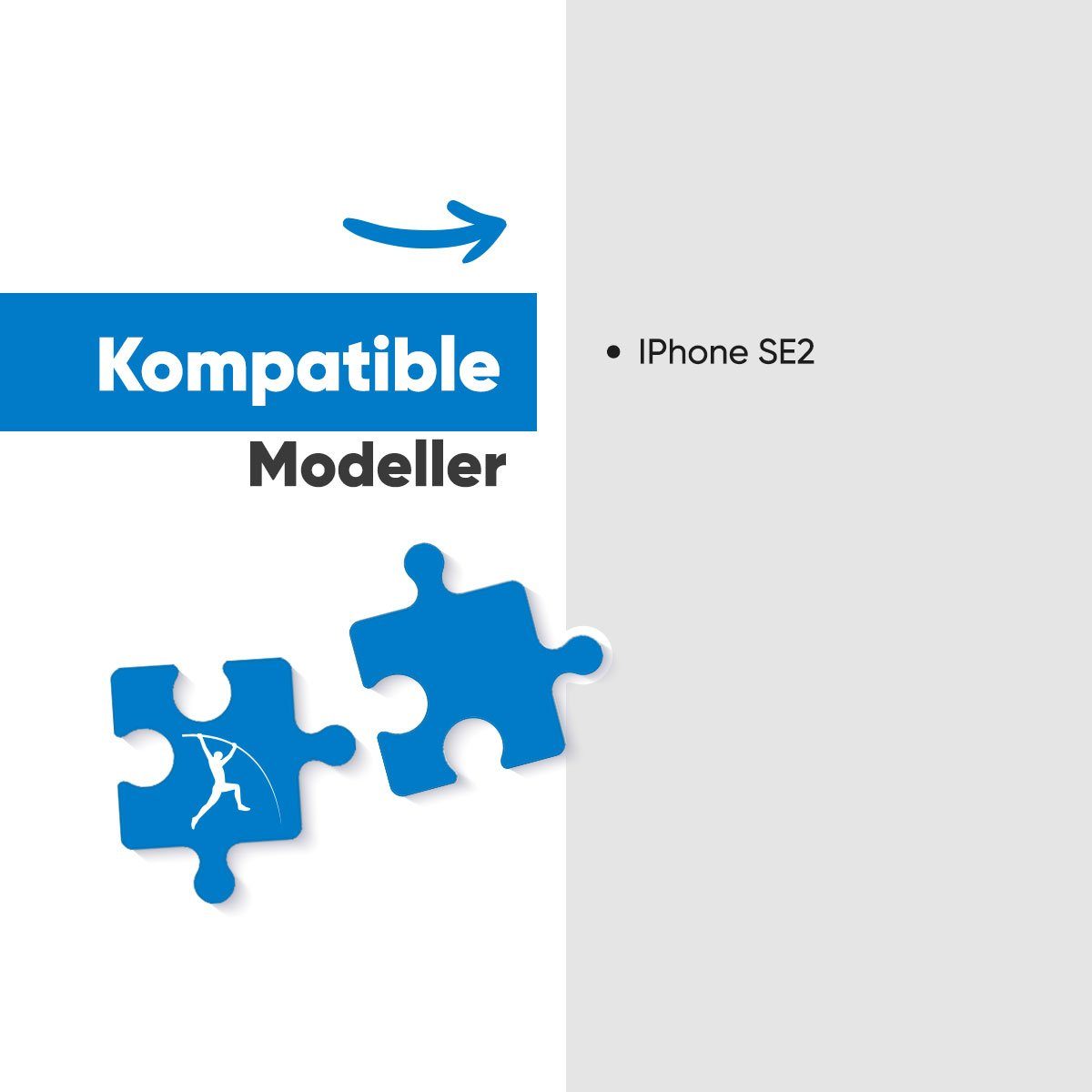 Woyax Wunderbatterie Akku für iPhone SE / Hohe Kapazität Handy-Akku 2020 2210mAh