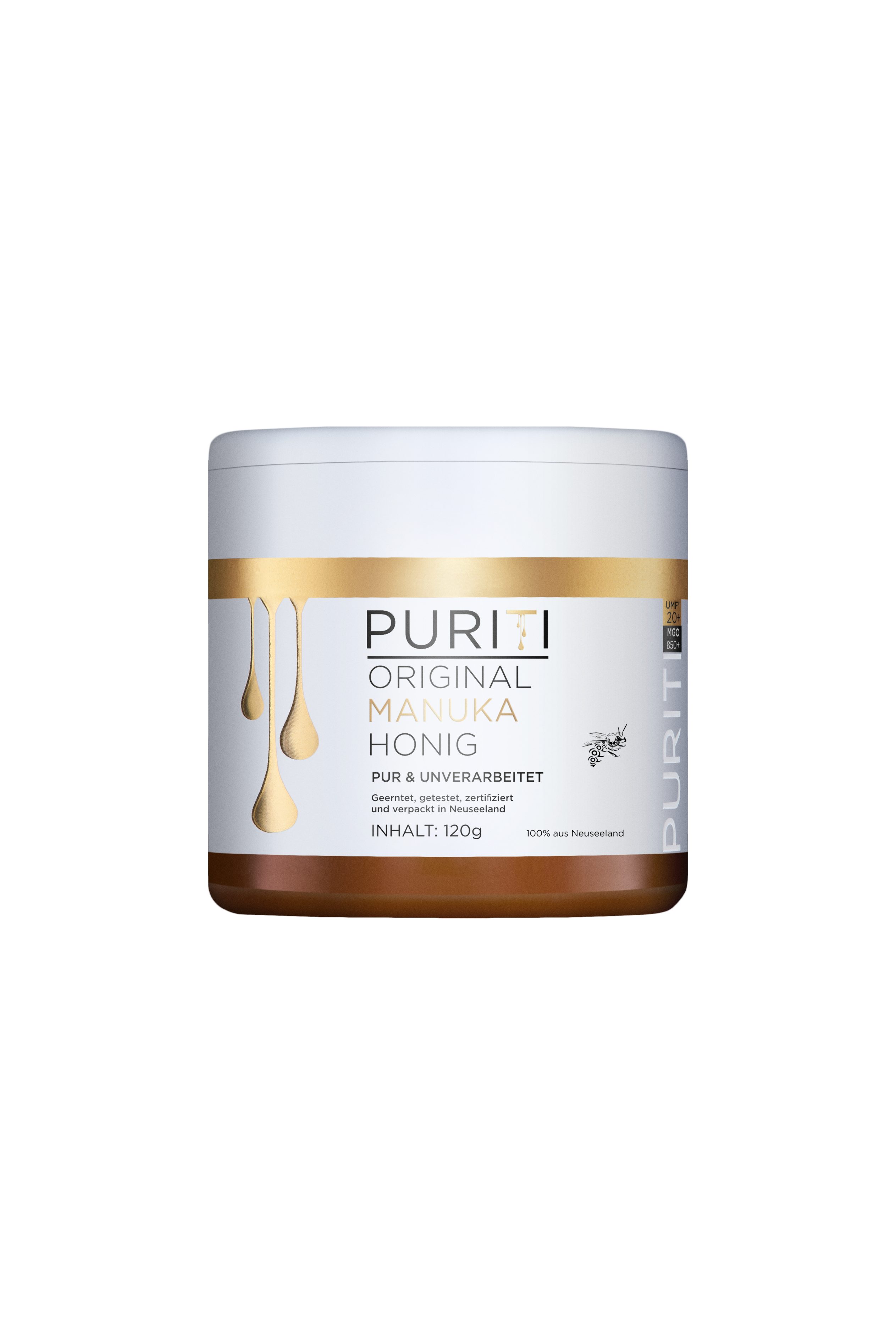 PURITI Honig Manuka-Honig MGO 850+, 120 g, 1 St.