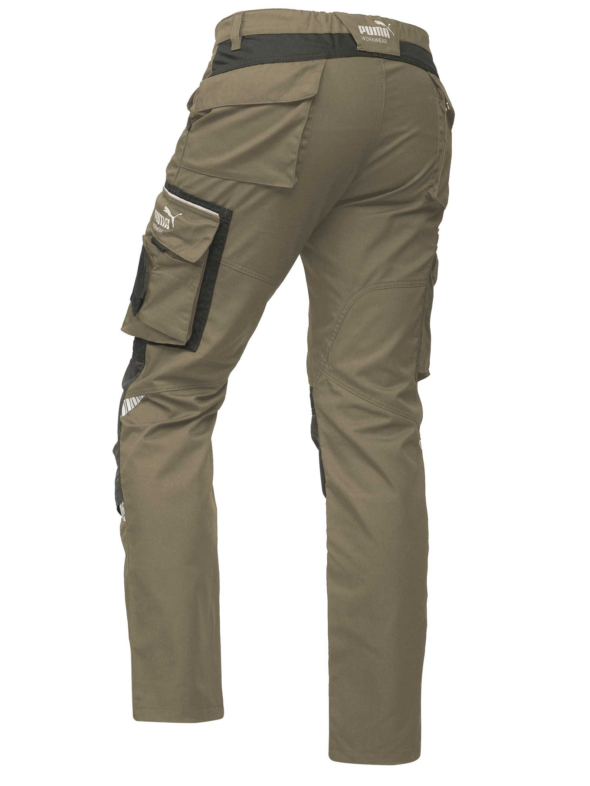 PUMA Workwear Arbeitsbundhose PRECISION X Arbeitshose für Herren - Verstärkte Kniepartien mit vielen Taschen - für Handwerk, Produktion und Baugewerbe
