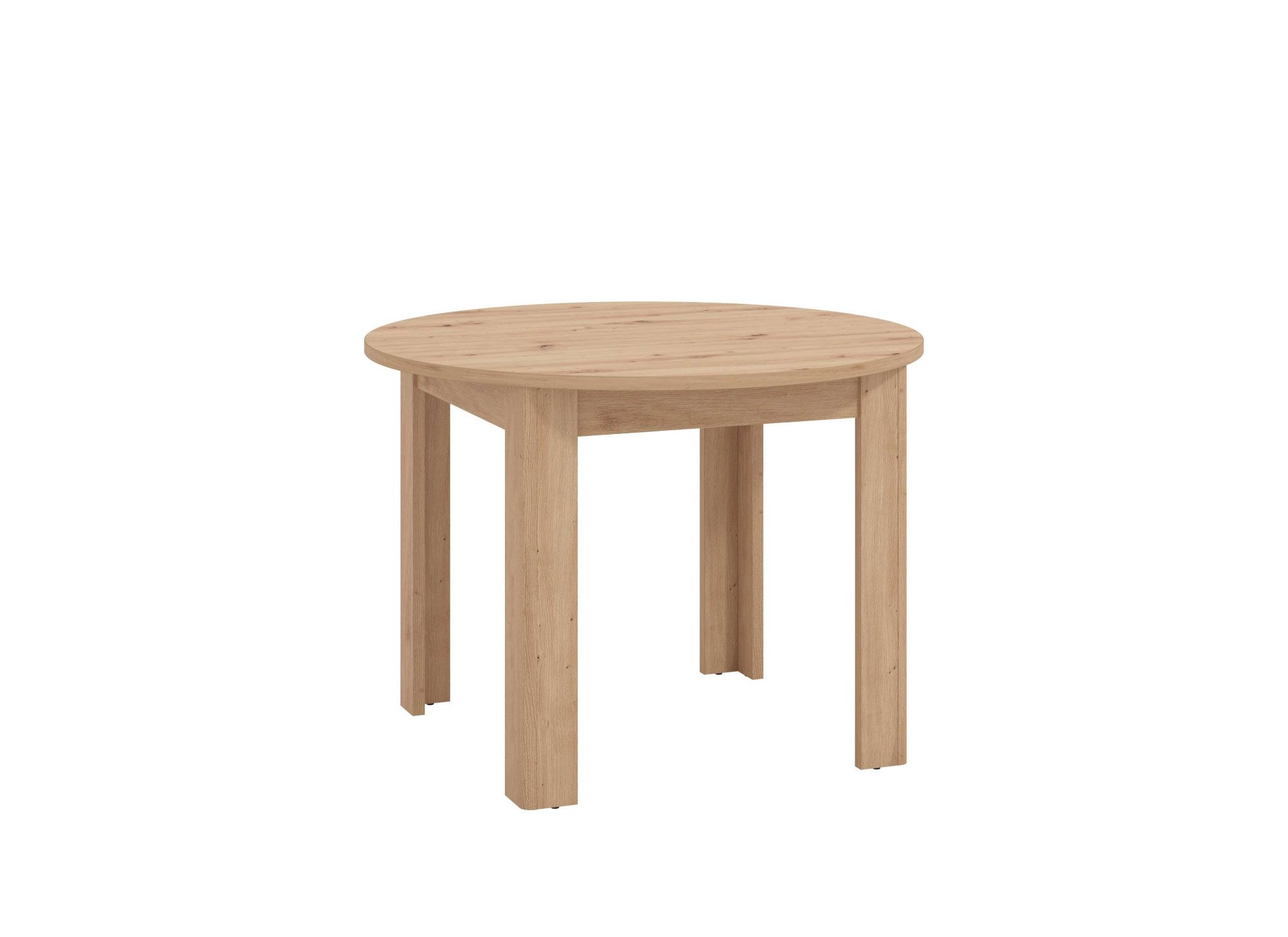 Home affaire Esstisch Ancona runder Tisch, 106 cm, MFD Tischplatte, in verschiedenen modern Farben, Ideal für eine moderne Küche