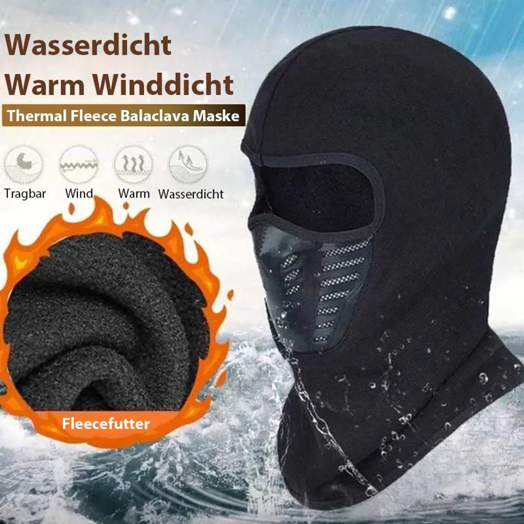 Halstuch bei für kaltem Winddichte Outdoor-Fahrten Vollgesichts-Skimaske Wetter TUABUR