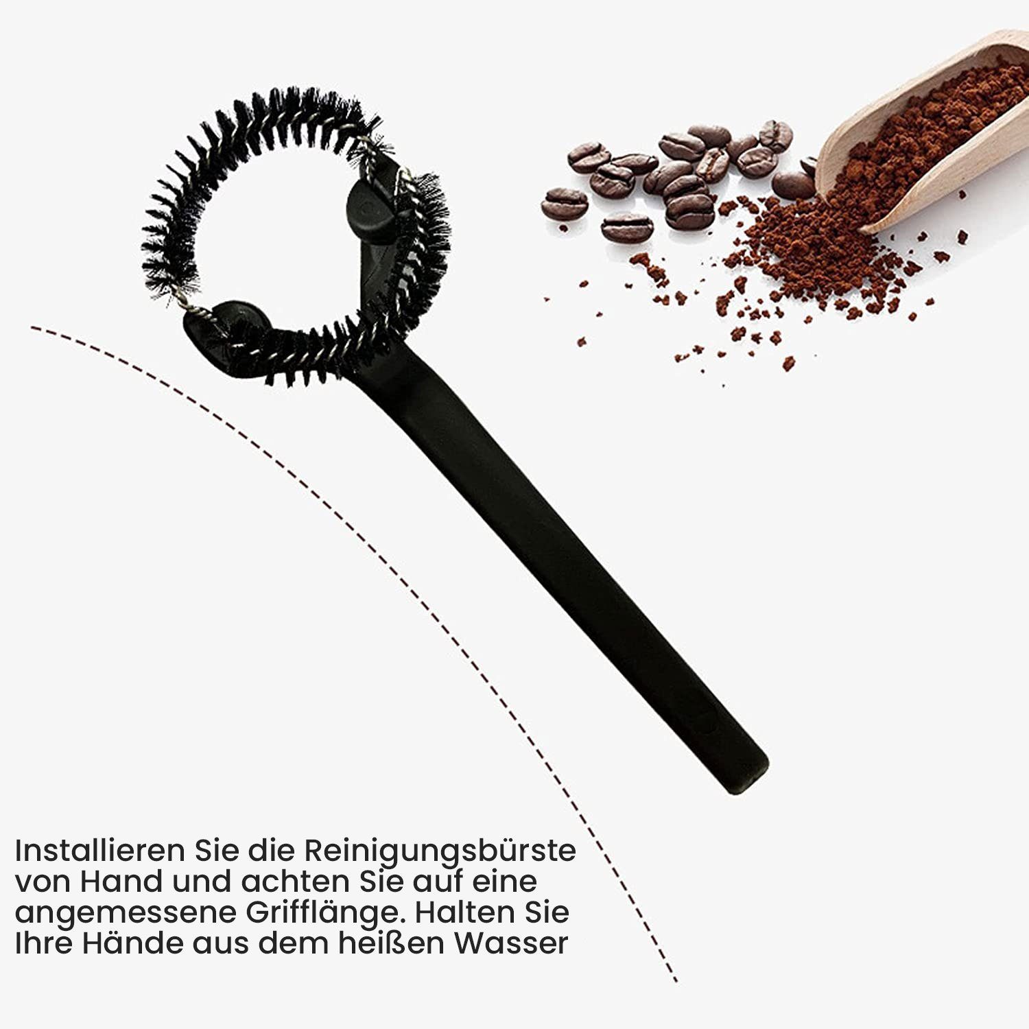 für Reinigungsbürste, Reinigungsbürste mm 51 mm MAGICSHE Kaffeemaschinenzubehör (1-tlg), Kaffeemaschine 58