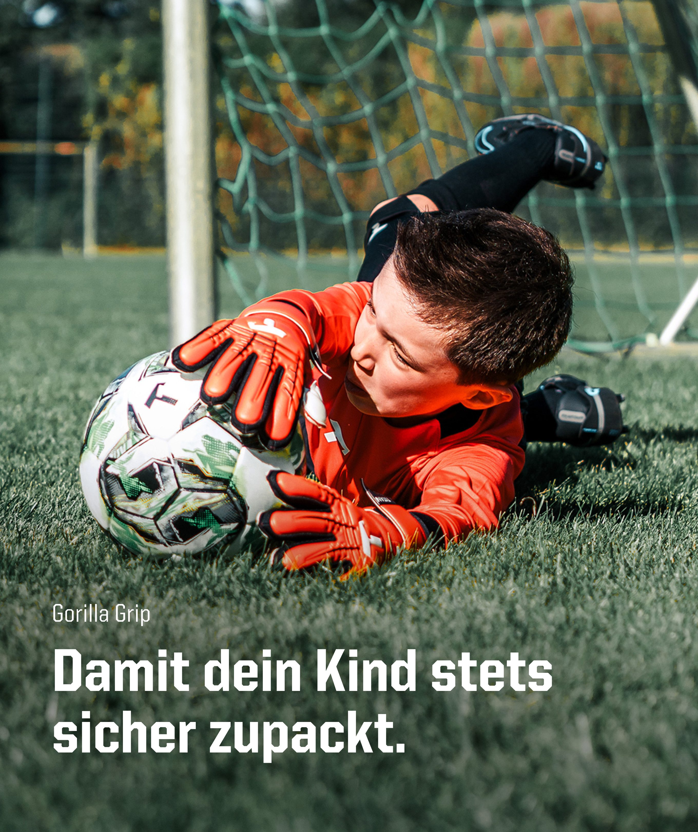 T1TAN Torwarthandschuhe Kinder, Red BEAST Junior, Größe 4-6