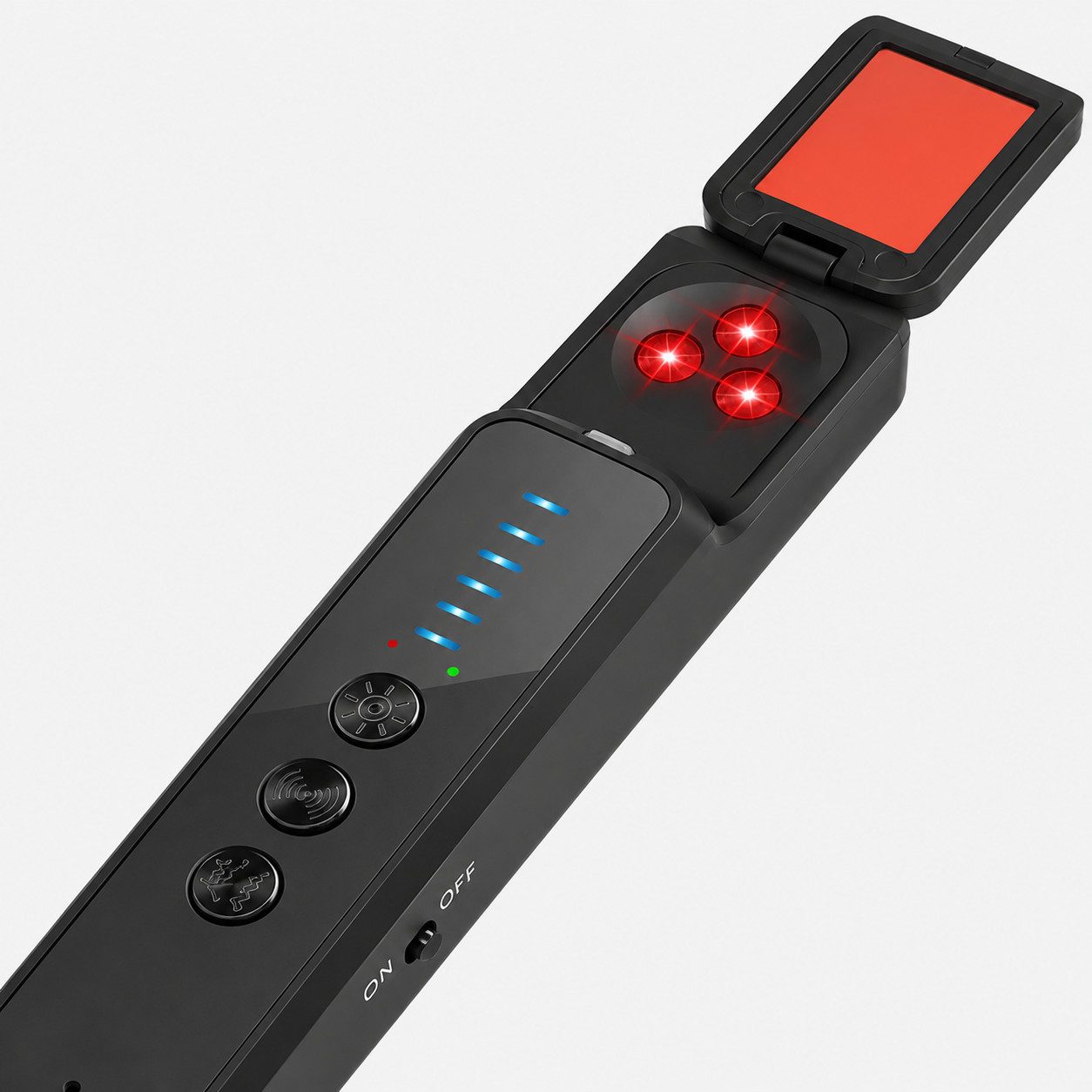 XEOOCE Überwachungskamera Zubehör Insektendetektor Anti Spion Kamera Finder RF Signal Scanner (Erfassungsbereich: 1 MHz – 8 GHz)