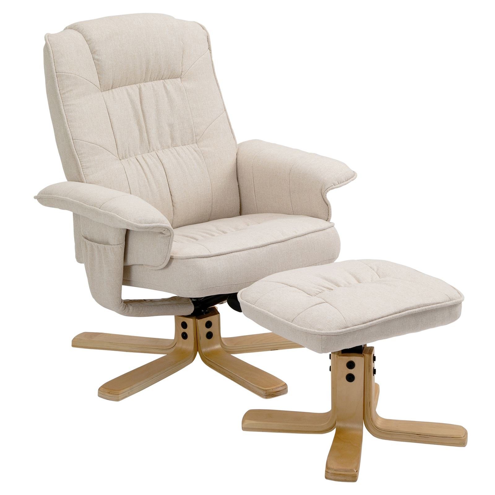 IDIMEX Relaxsessel CHARLY, Fernsehsessel mit Hocker, günstig online kaufen