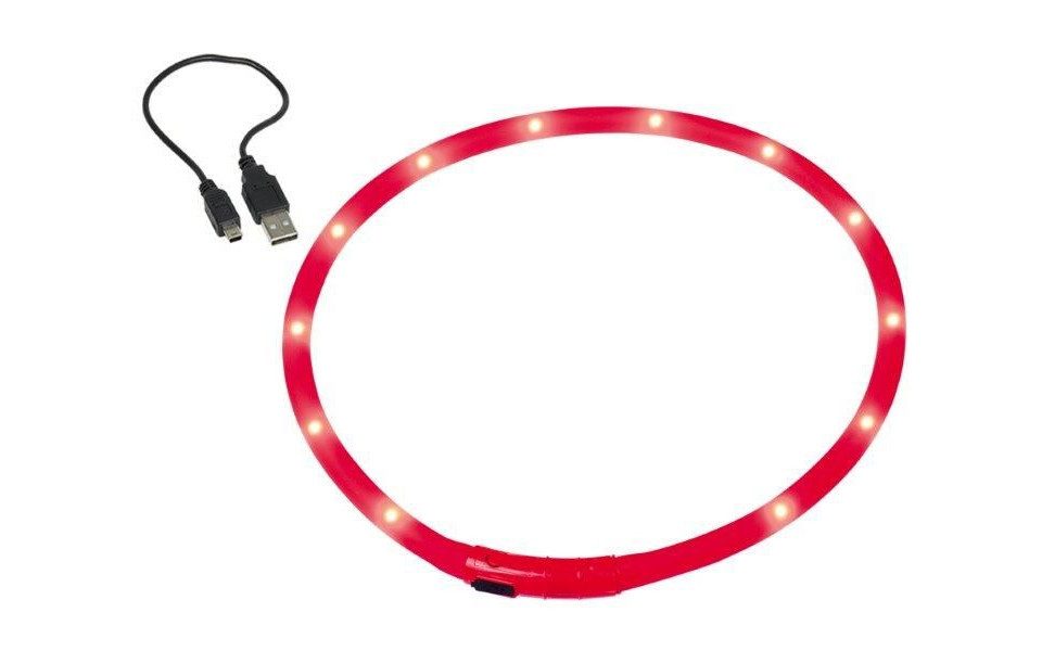 Nobby Hundehalsbandleuchte Nobby LED Leuchthalsband Visible rot für Hunde mit