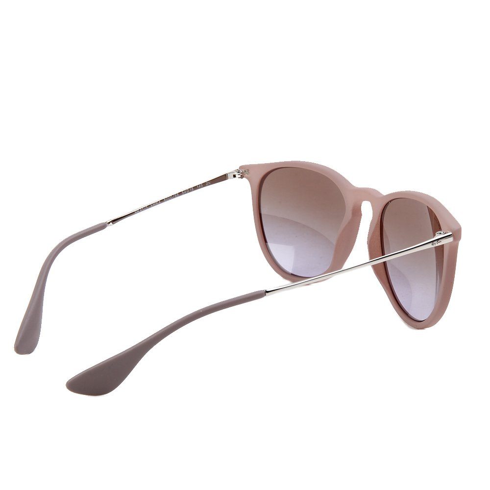 Ray-Ban Sonnenbrille Ray-Ban Erika RB4171 600068 Matte Sand Brown Brown Gradient